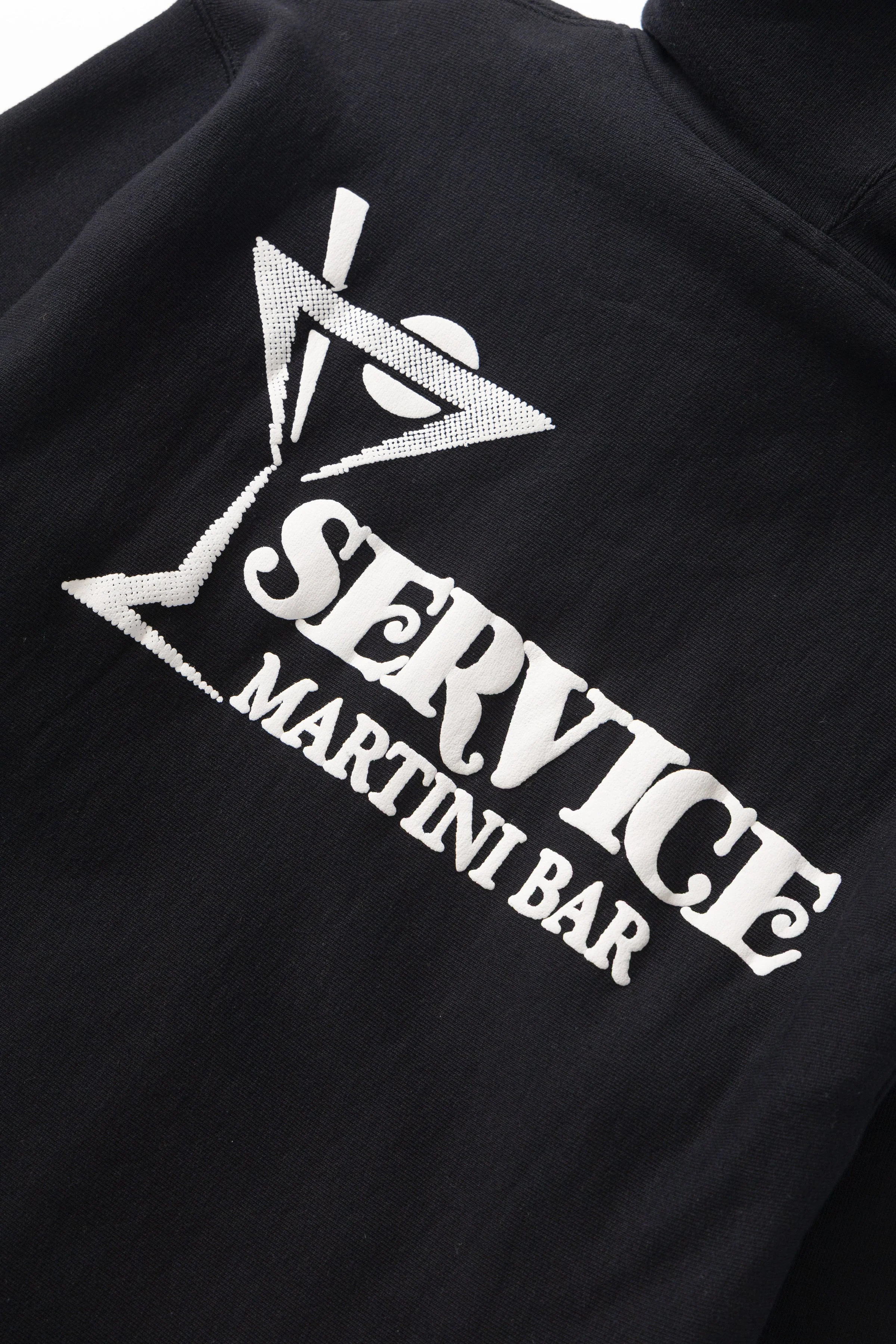 Service Works - Martini Zipper Hoodie - Black - Image 6