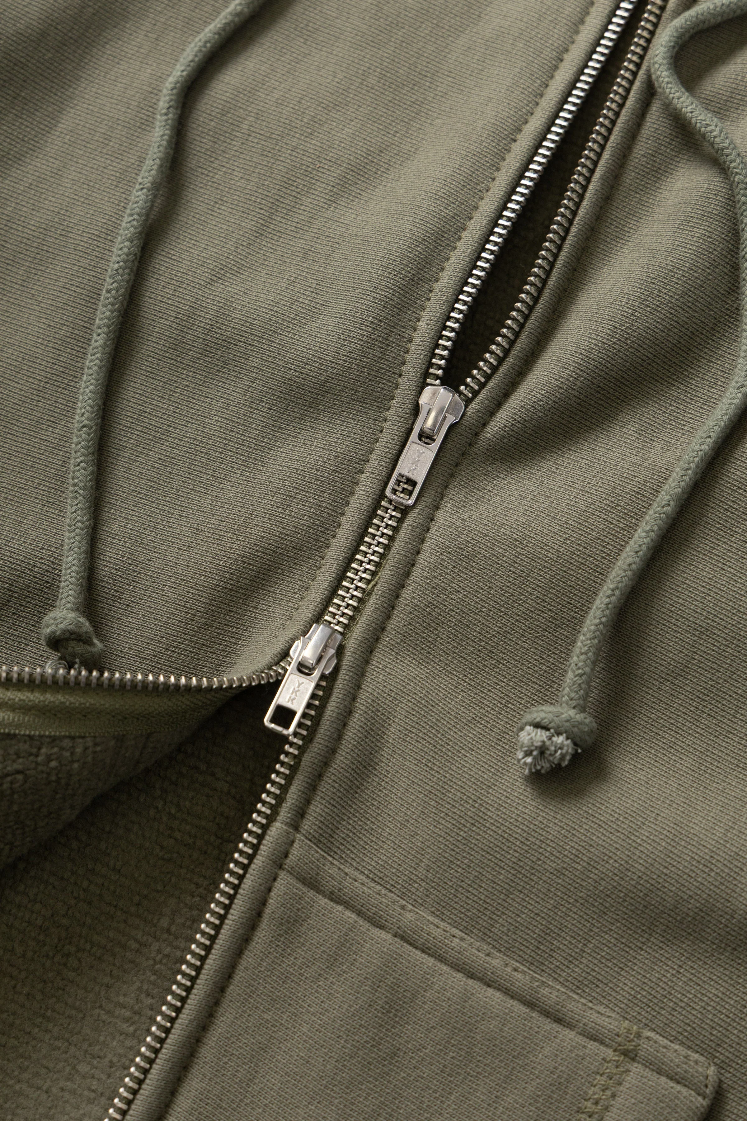 Service Works - Martini Zipper Hoodie - Olive - Image 5