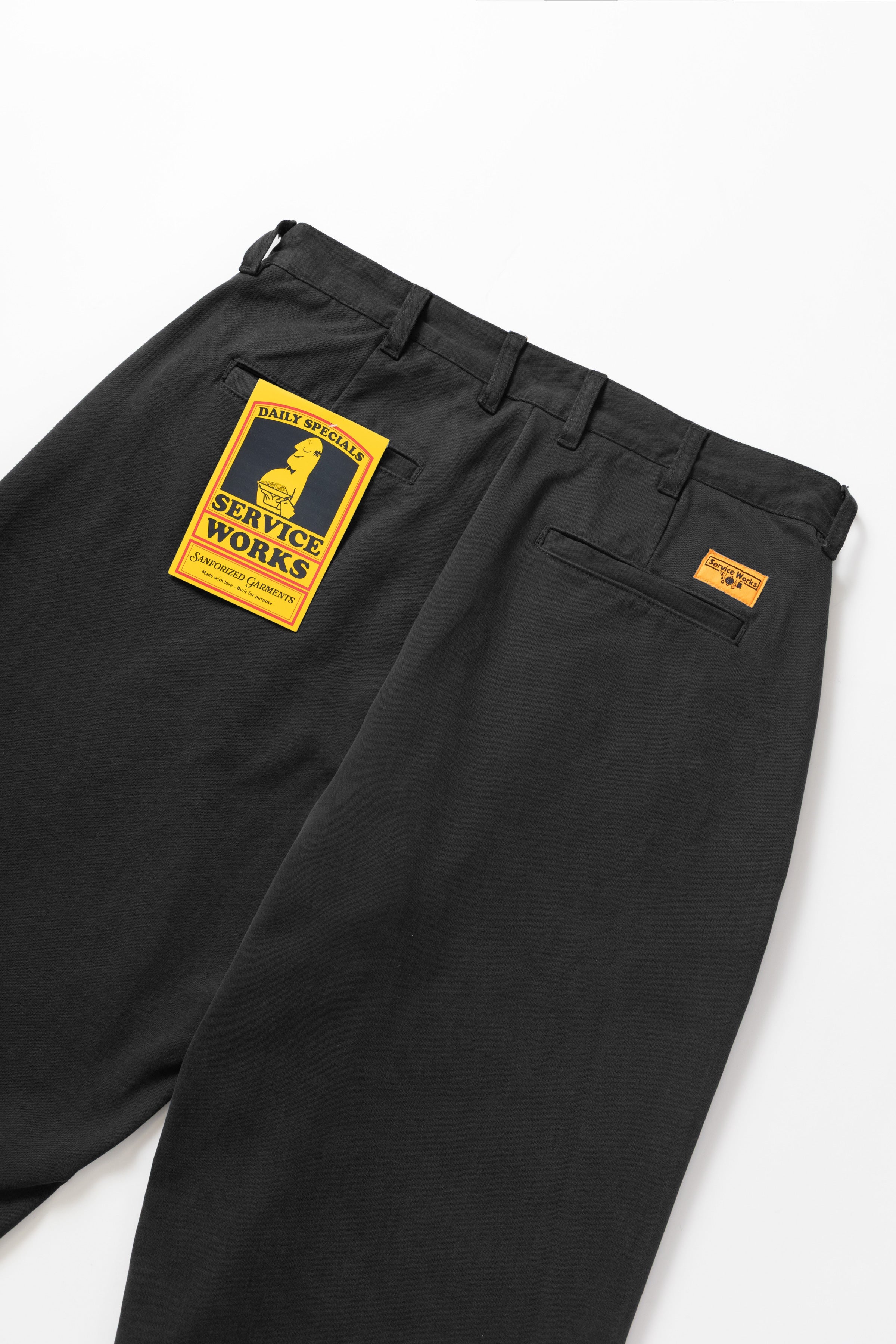 Service Works - Moleskin Part Timer Pant - Black - Image 5