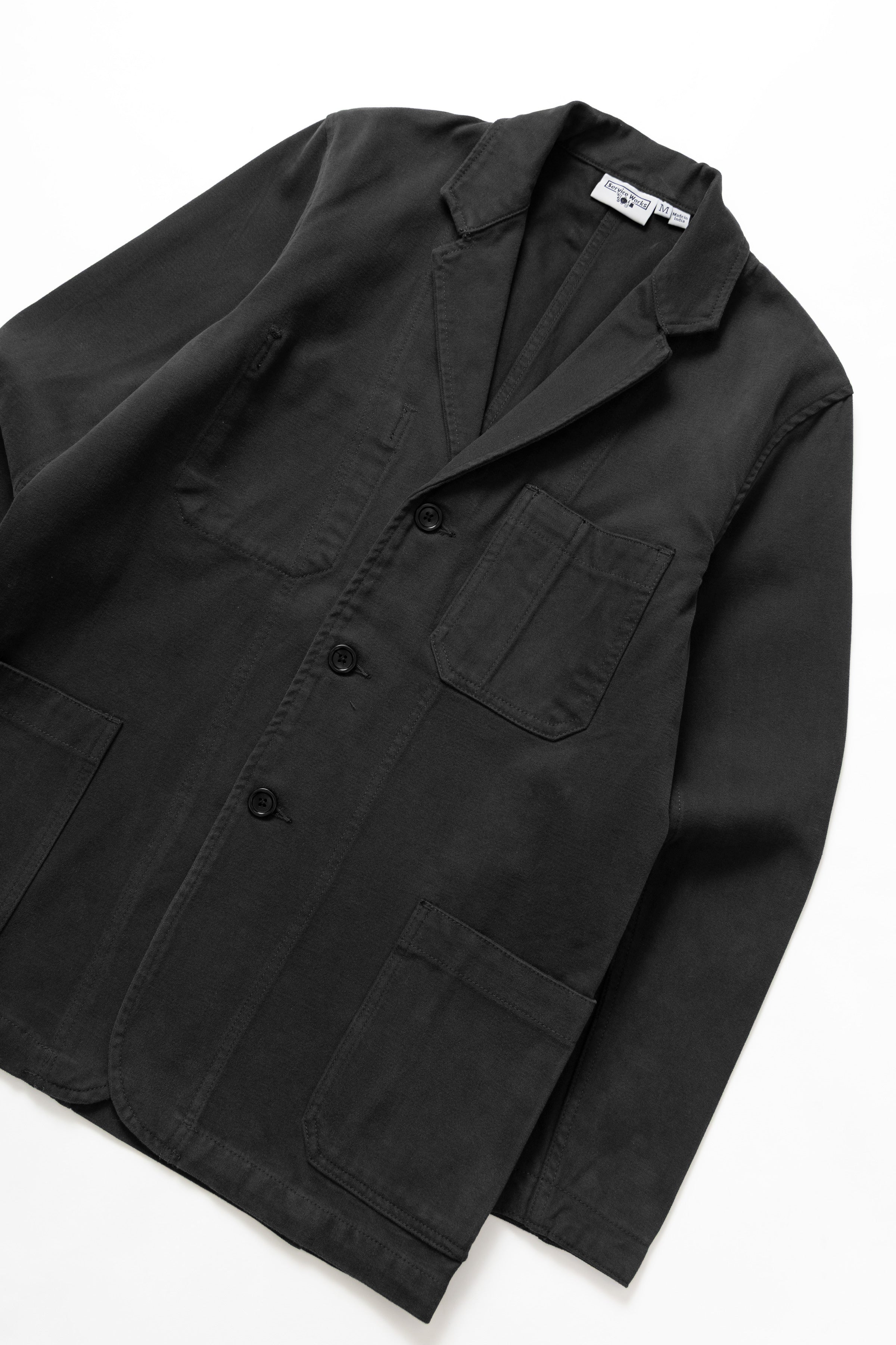 Service Works - Moleskin Server Suit Jacket - Black - Image 2