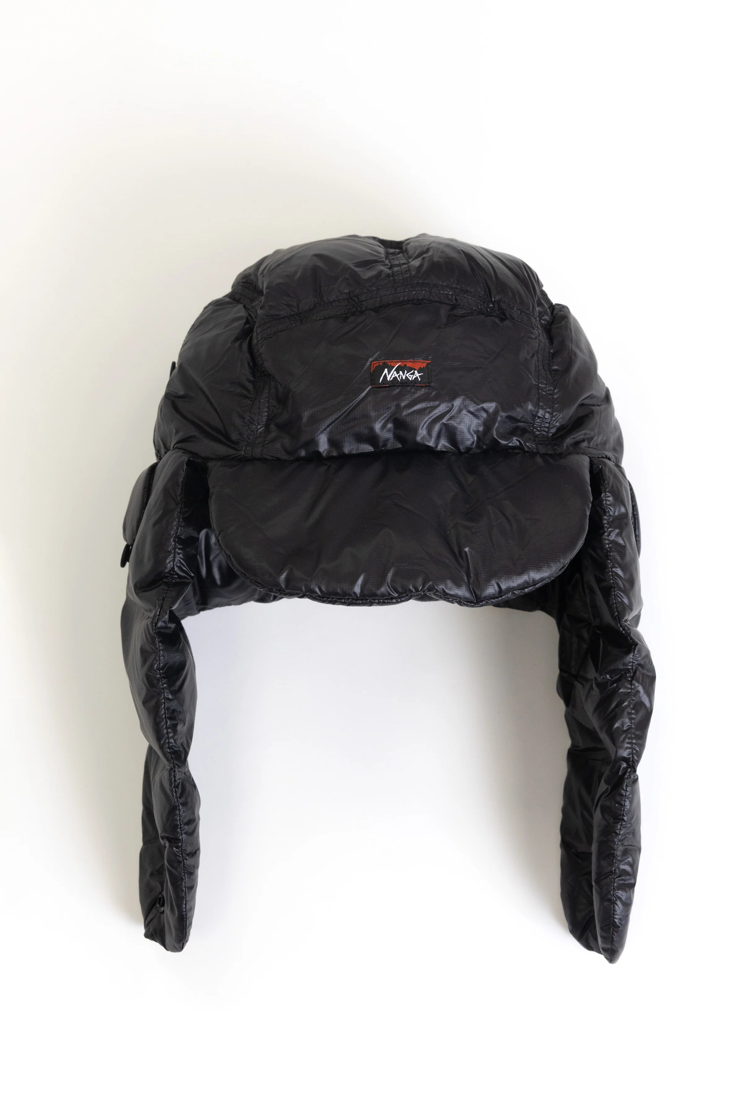Nanga - Mountain Lodge Down Ear Flap Cap - Black - Image 2