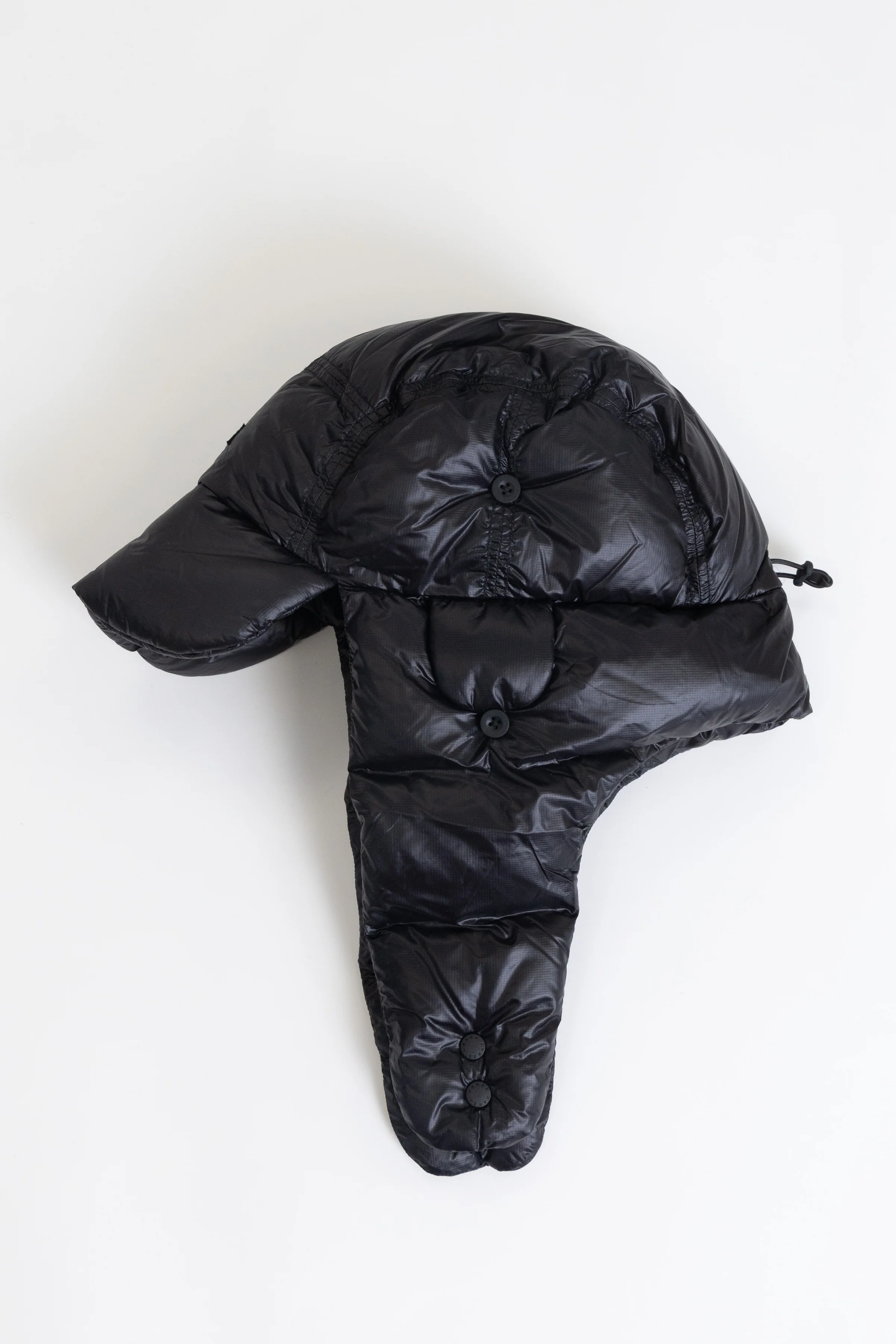 Nanga - Mountain Lodge Down Ear Flap Cap - Black - Image 3