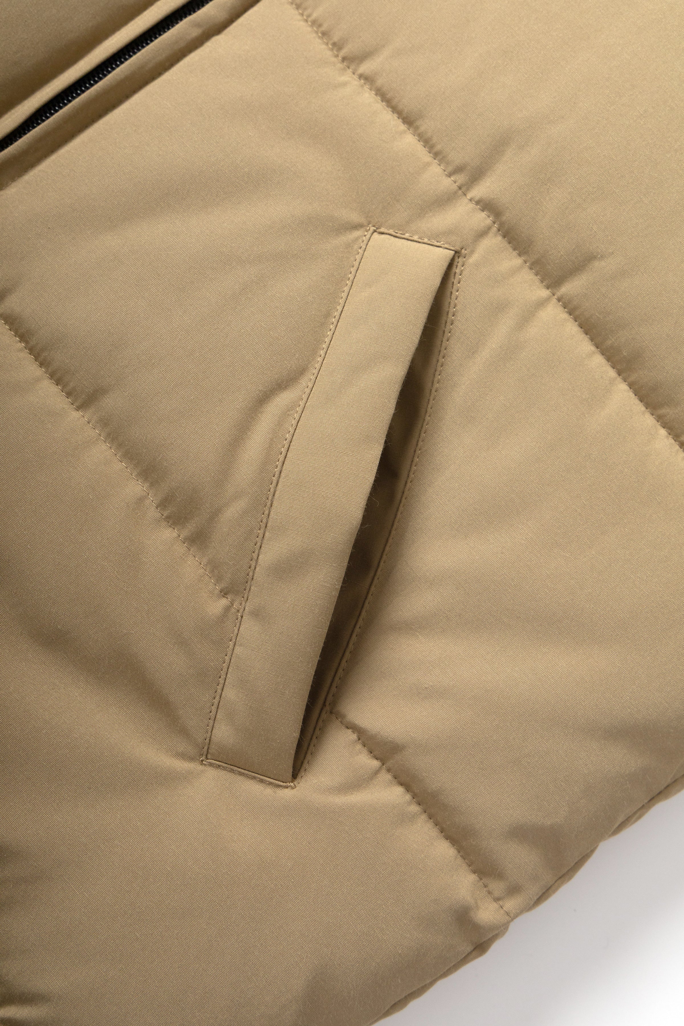 Non Stock MFG - Quilted Padded Vest - Khaki - Image 3