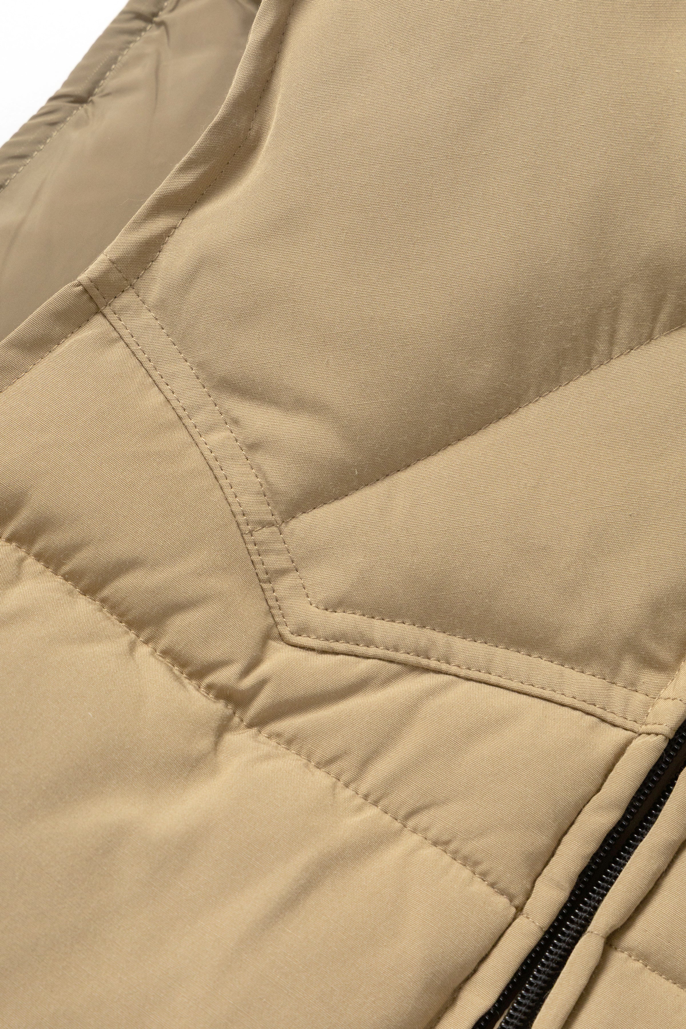 Non Stock MFG - Quilted Padded Vest - Khaki - Image 4
