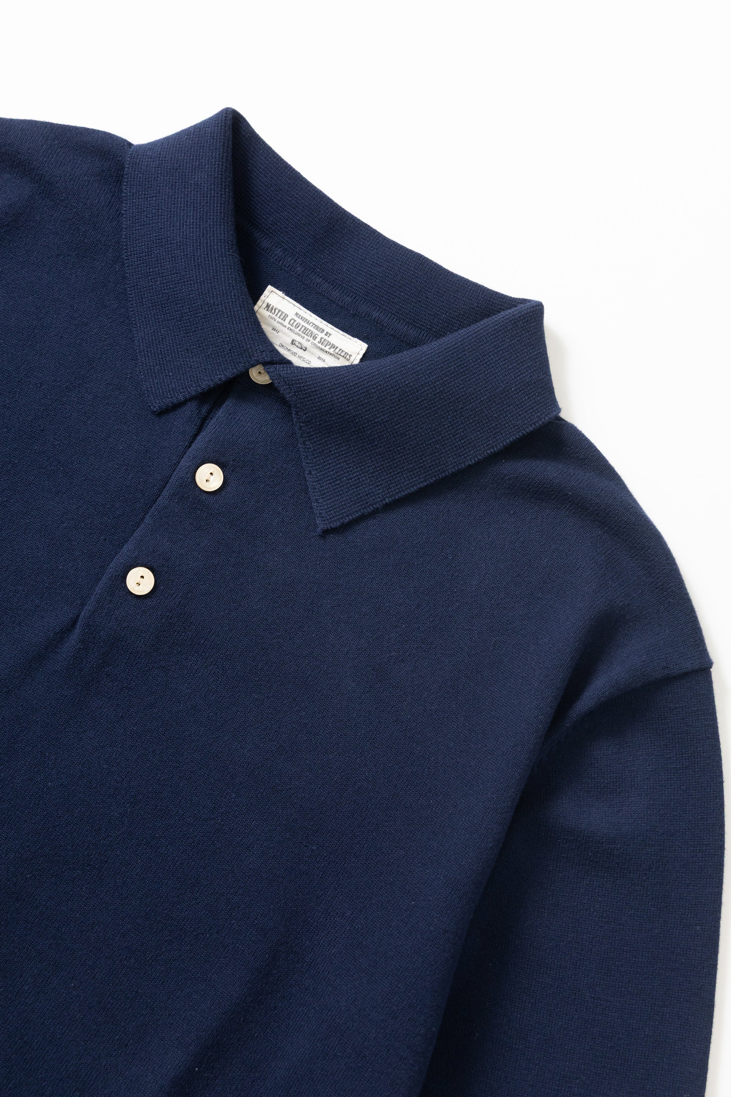 Okonkwo MFG - Three Button Polo - Navy - Image 4