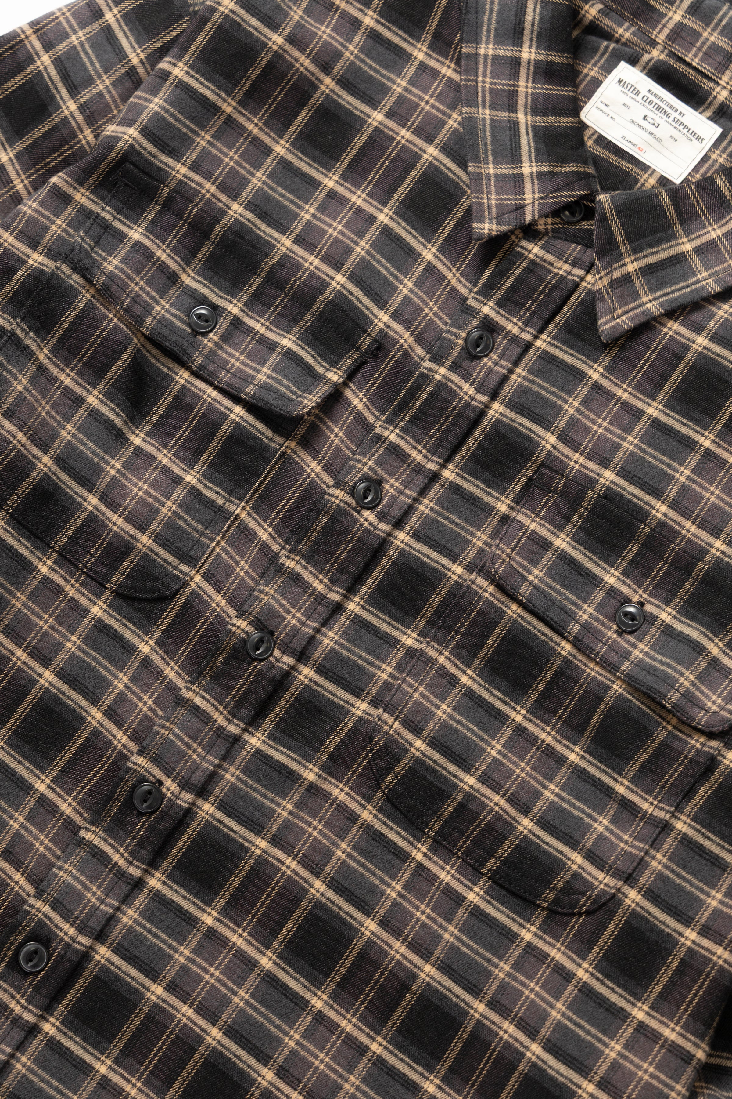 Okonkwo MFG - Plaid Shirt - Grey - Image 3