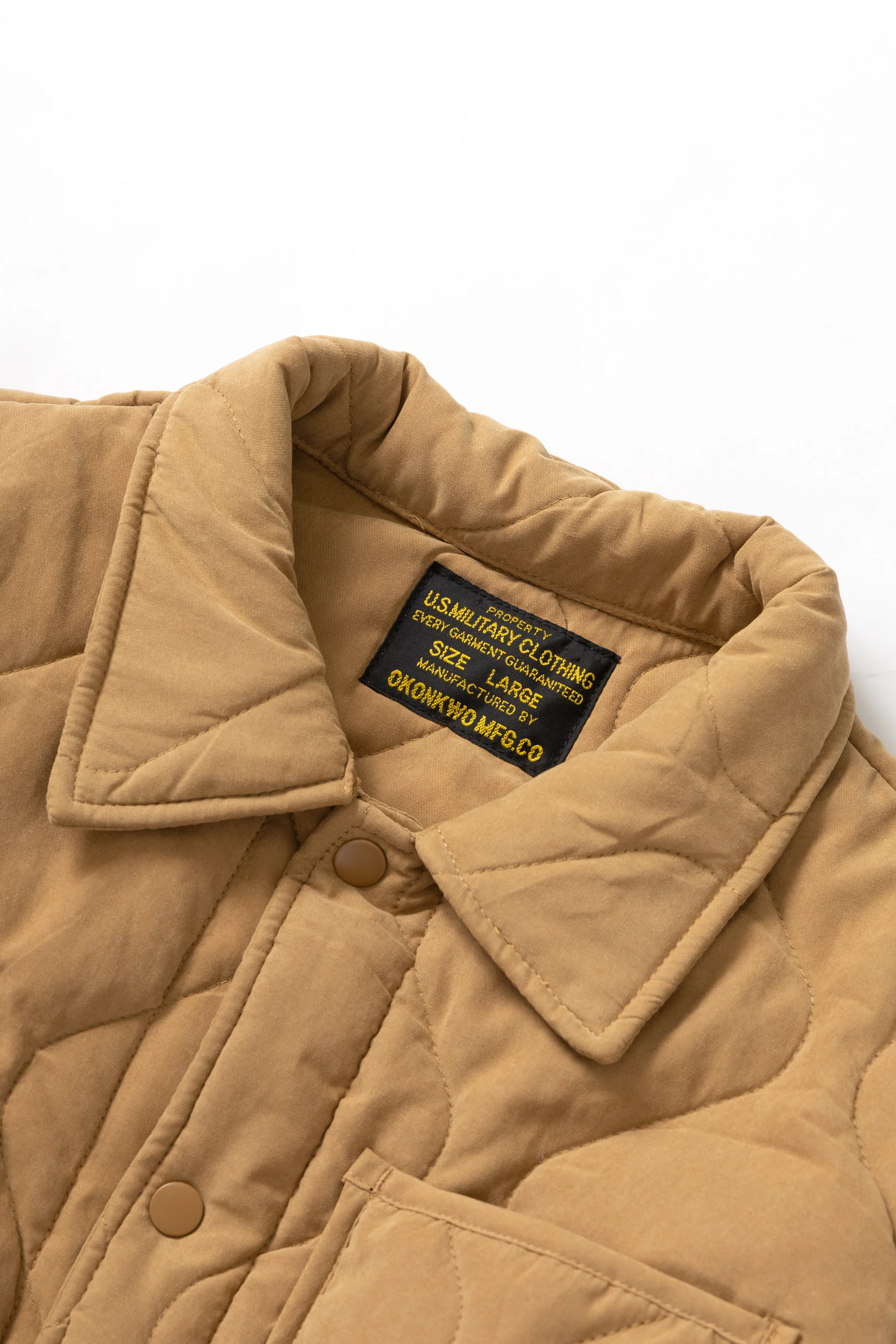 Okonkwo MFG - Quilted Jacket - Tan - Image 5