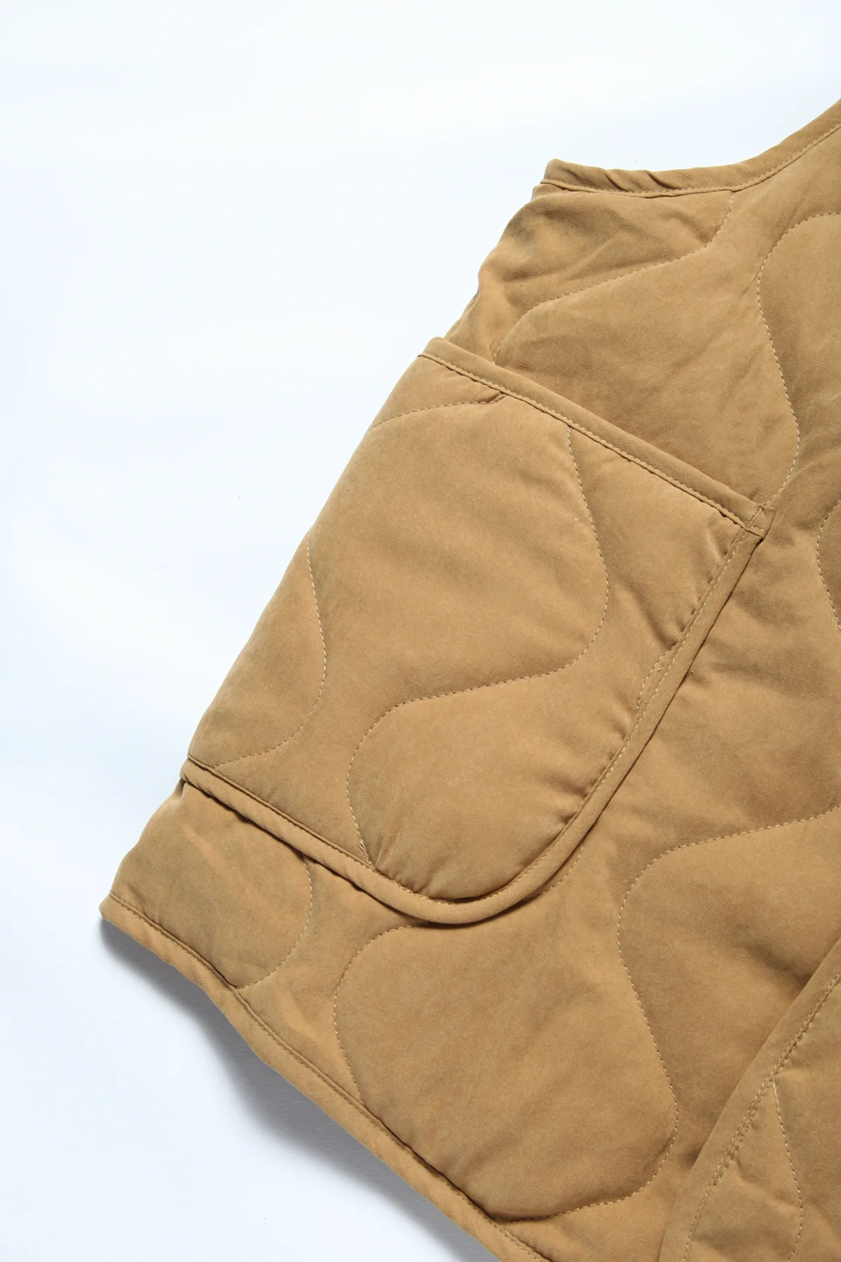 Okonkwo MFG - Quilted Liner Gilet - Tan - Image 3