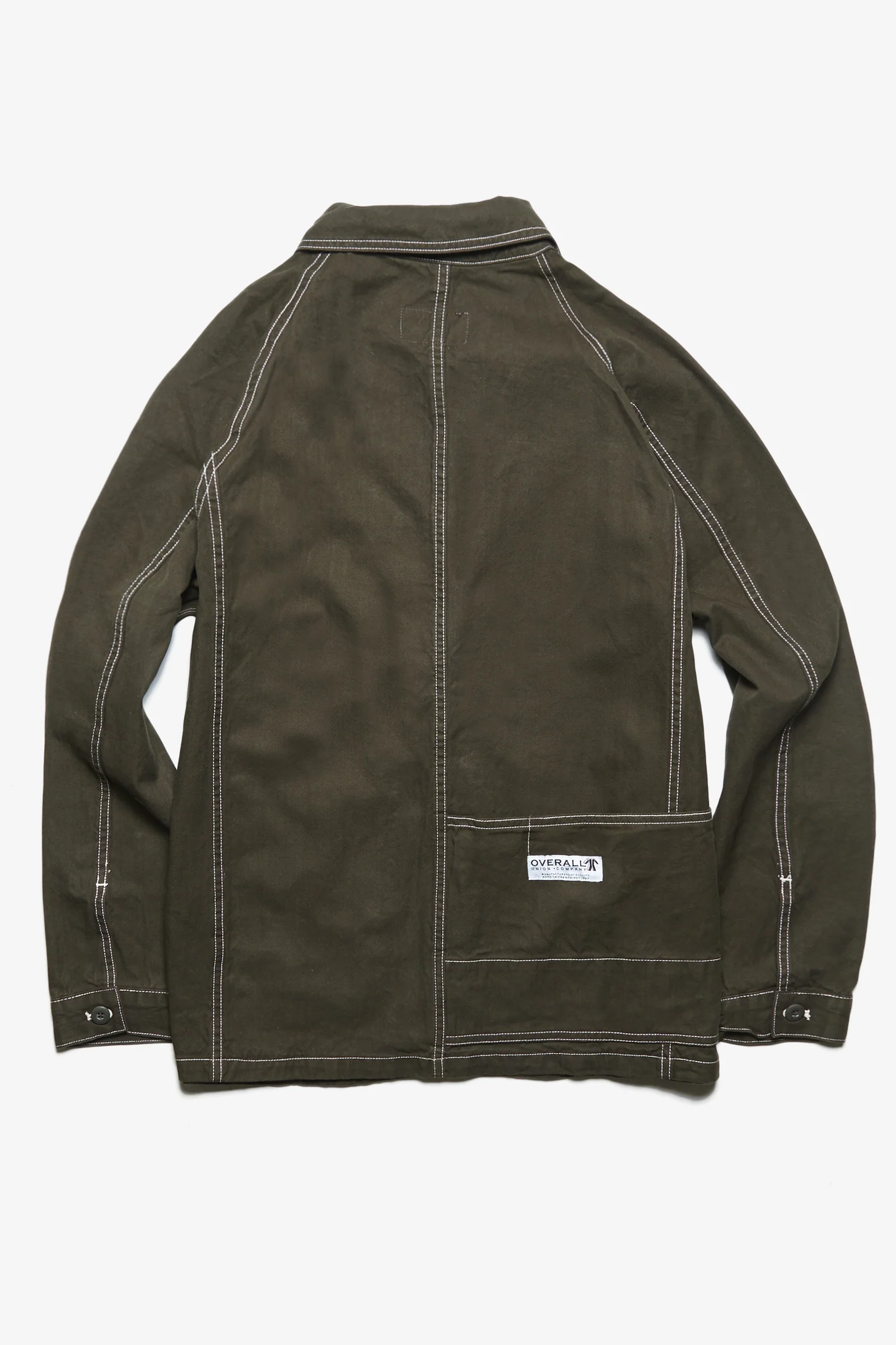 Overall Union - Workshop Chore Coat - Army - Image 7