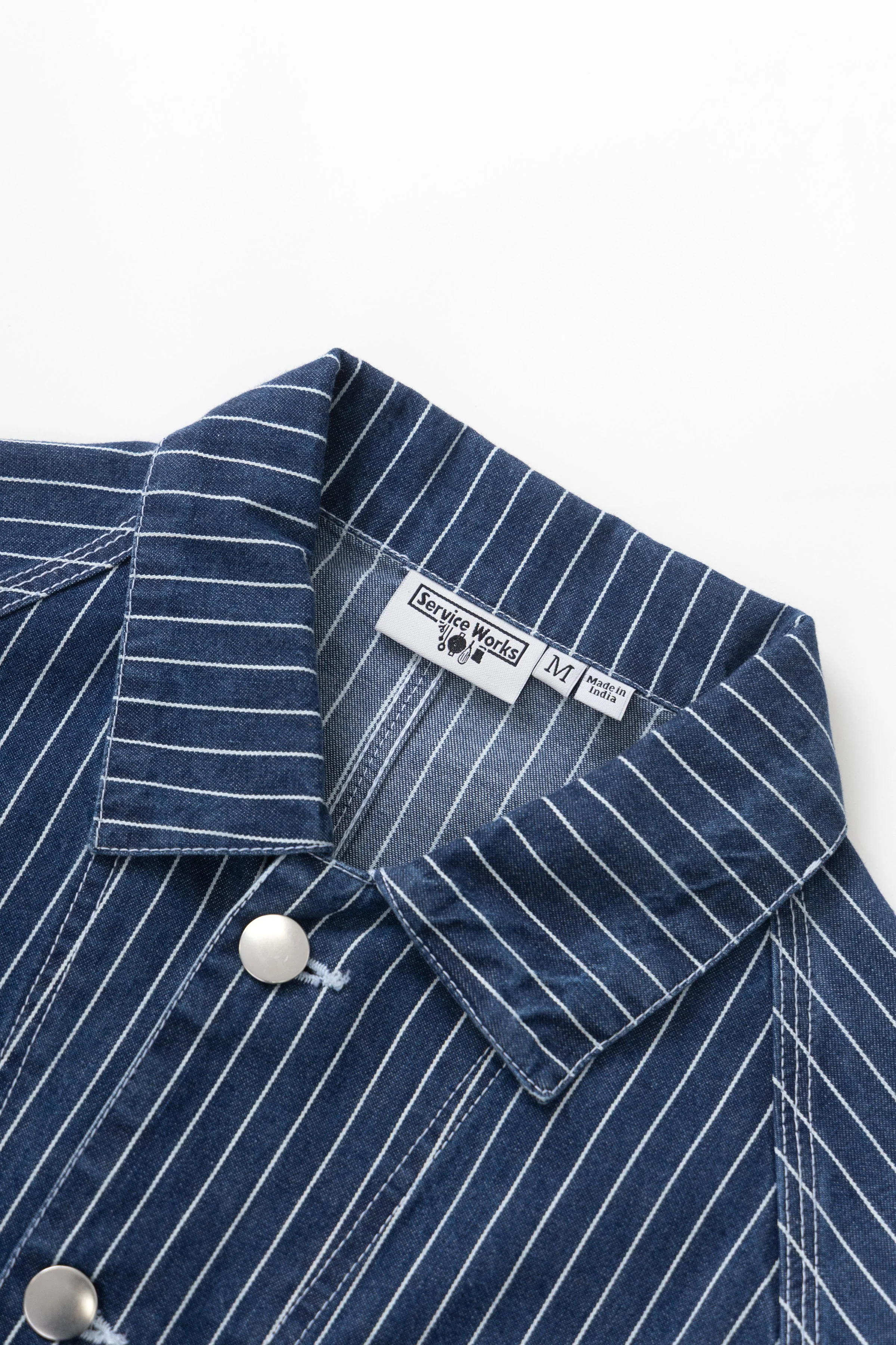 Service Works - Pinstripe Denim Coverall 2.0 - Indigo - Image 2