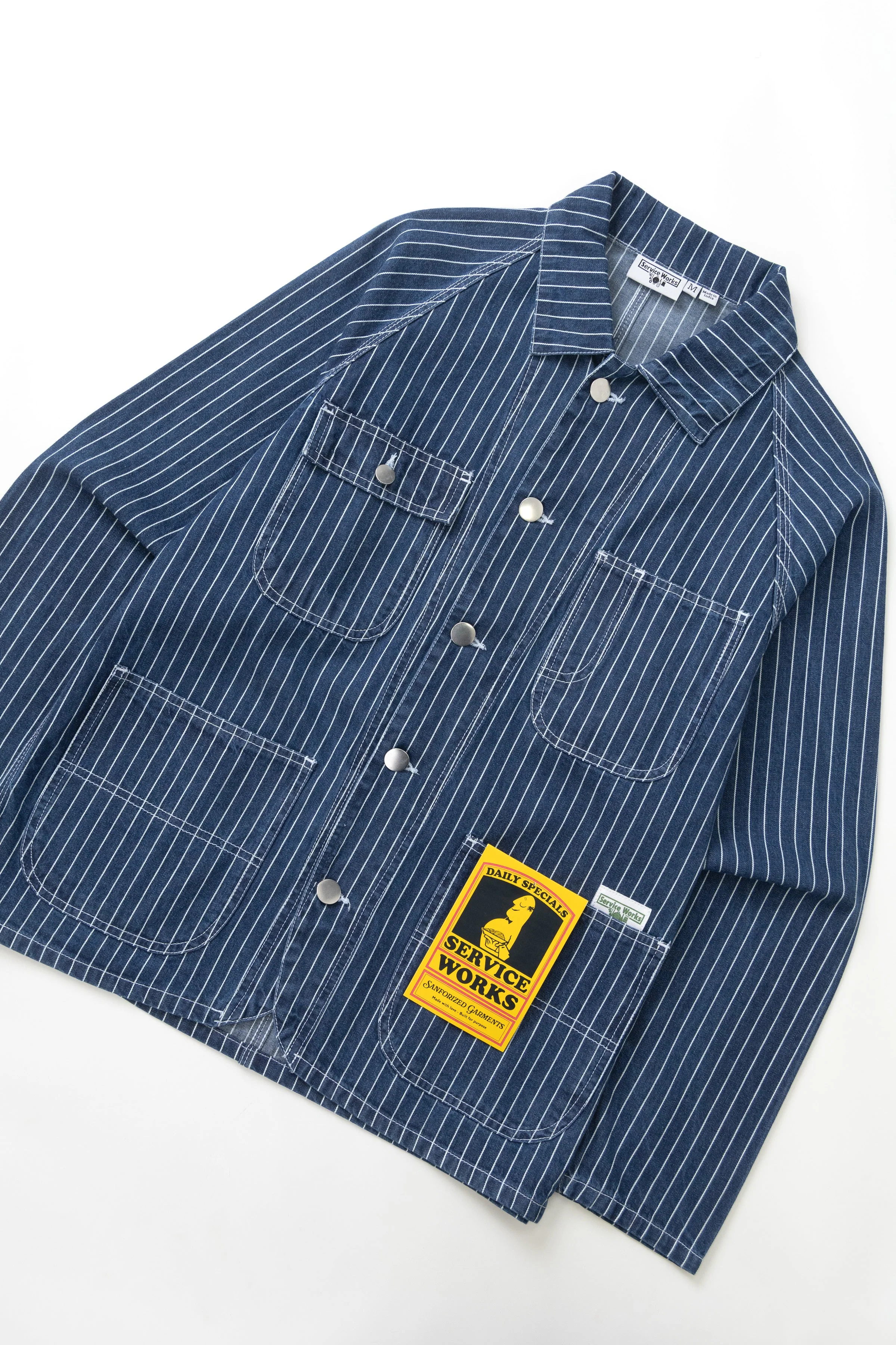 Service Works - Pinstripe Denim Coverall 2.0 - Indigo - Image 3