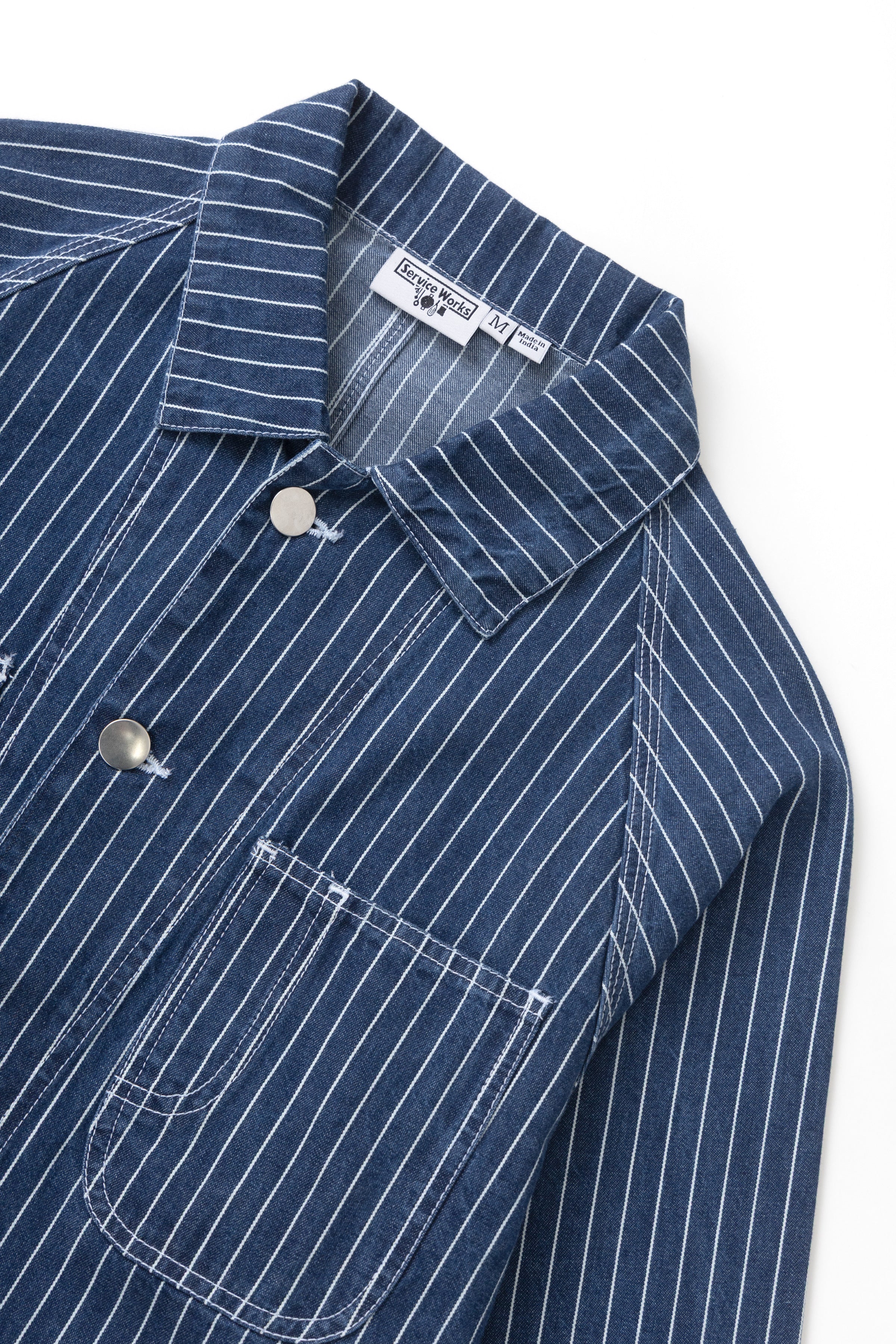Service Works - Pinstripe Denim Coverall 2.0 - Indigo - Image 4