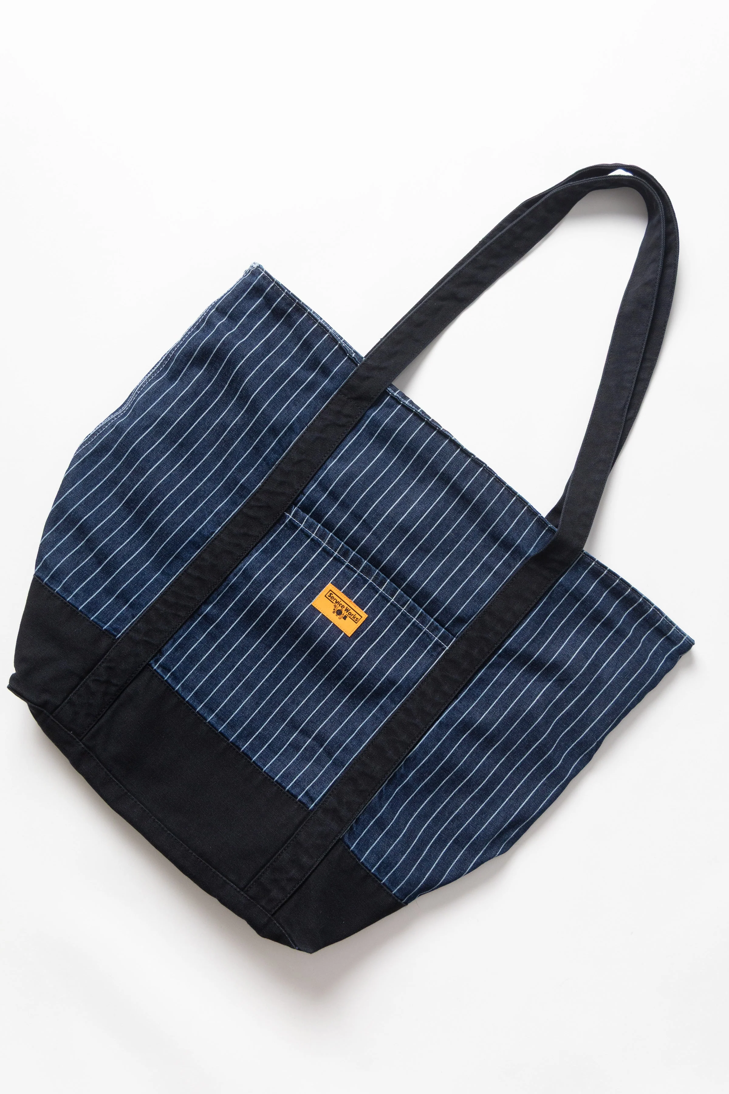 Service Works - Pinstripe Denim Tote - Indigo - Image 4