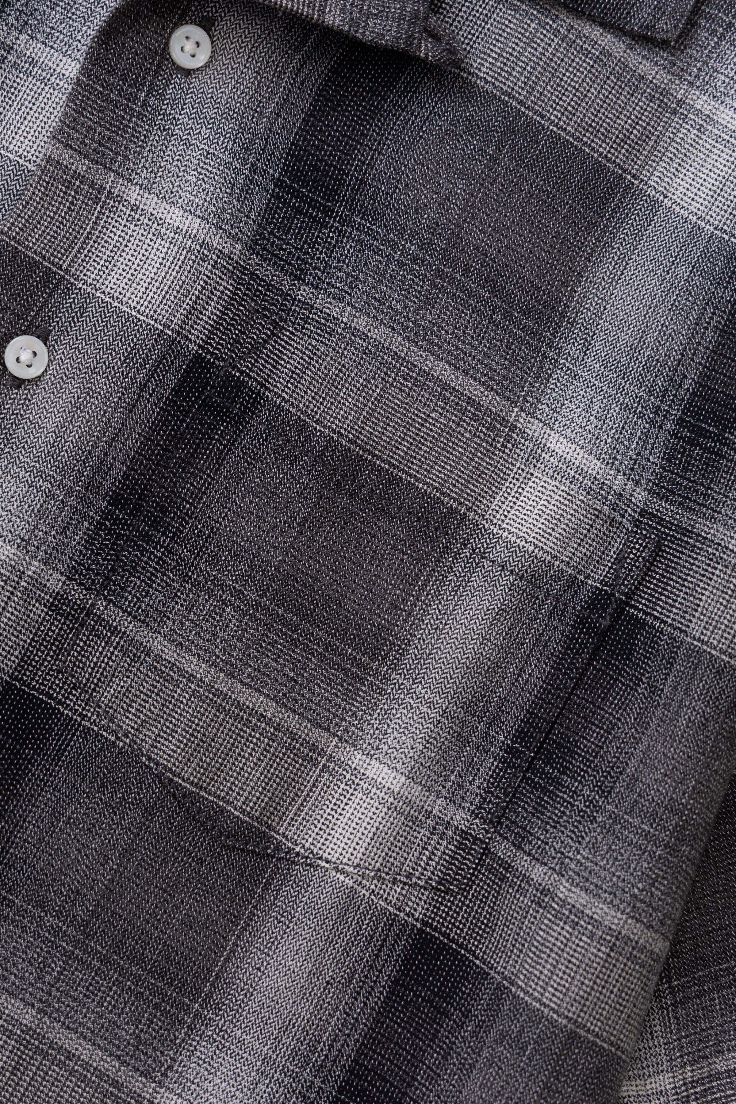 Service Works - Plaid Resort Shirt - Black - Image 4