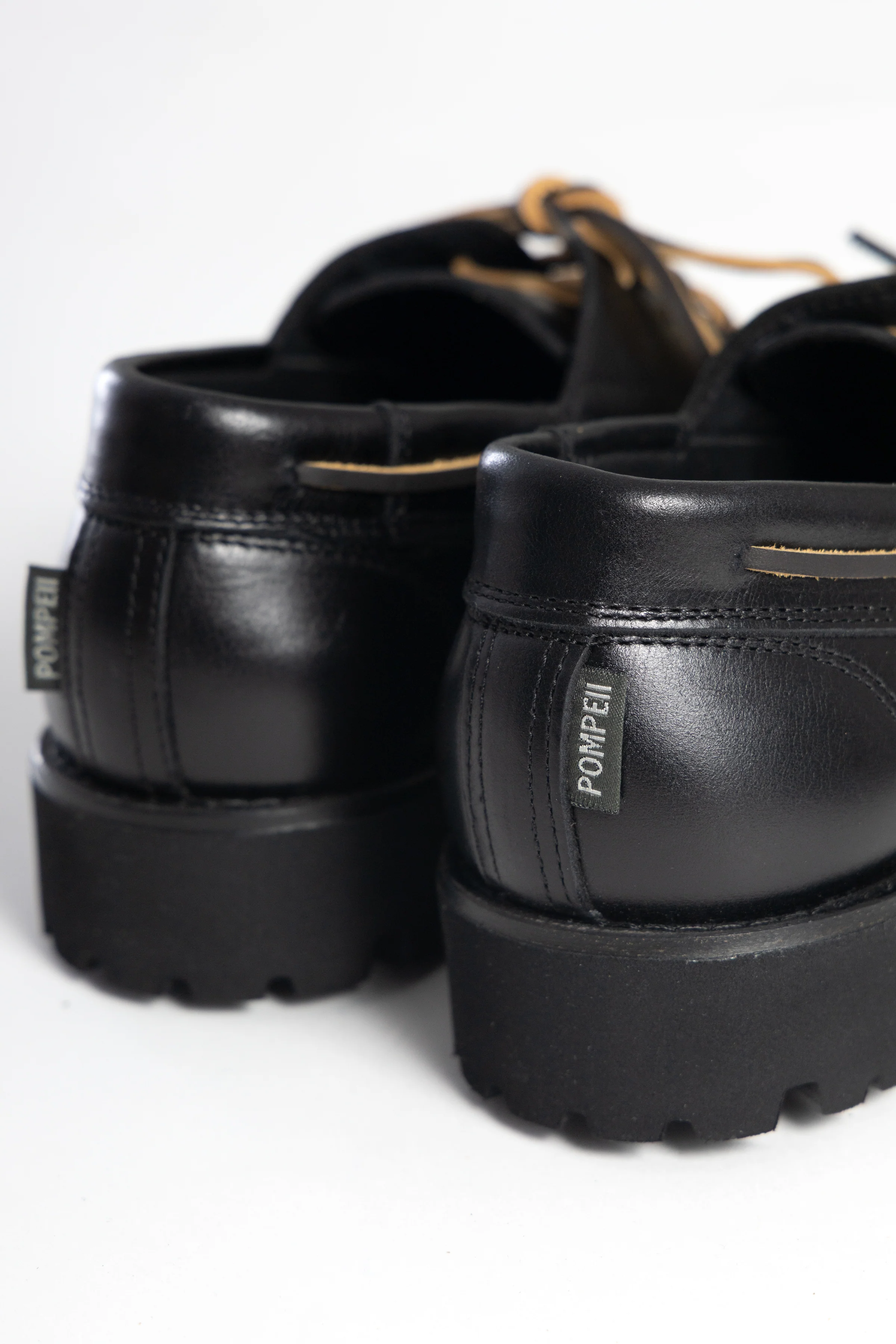 Pompeii - Bristol Boat Shoe - Black - Image 6