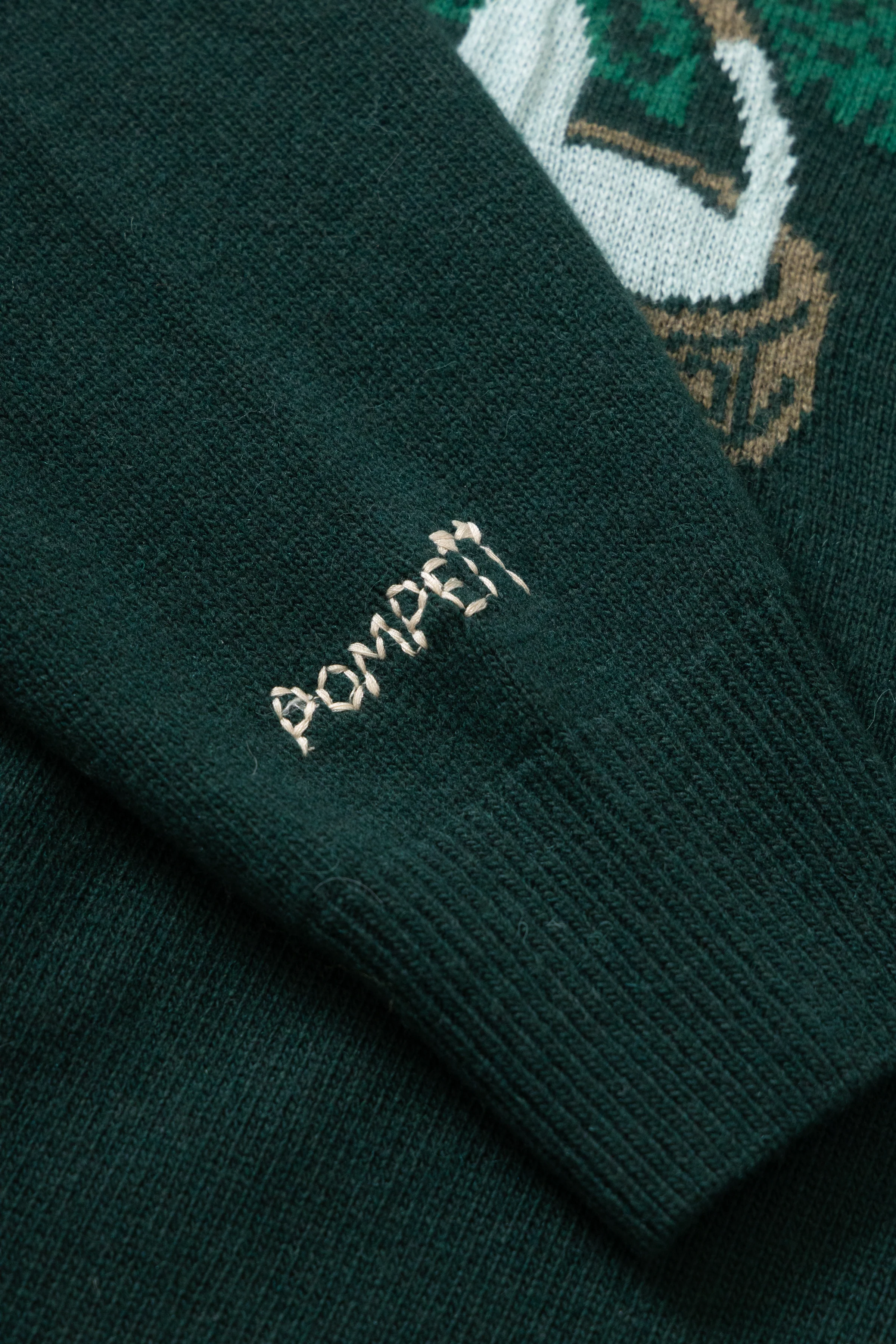 Pompeii - Fountain Knit Sweater - Pine - Image 2