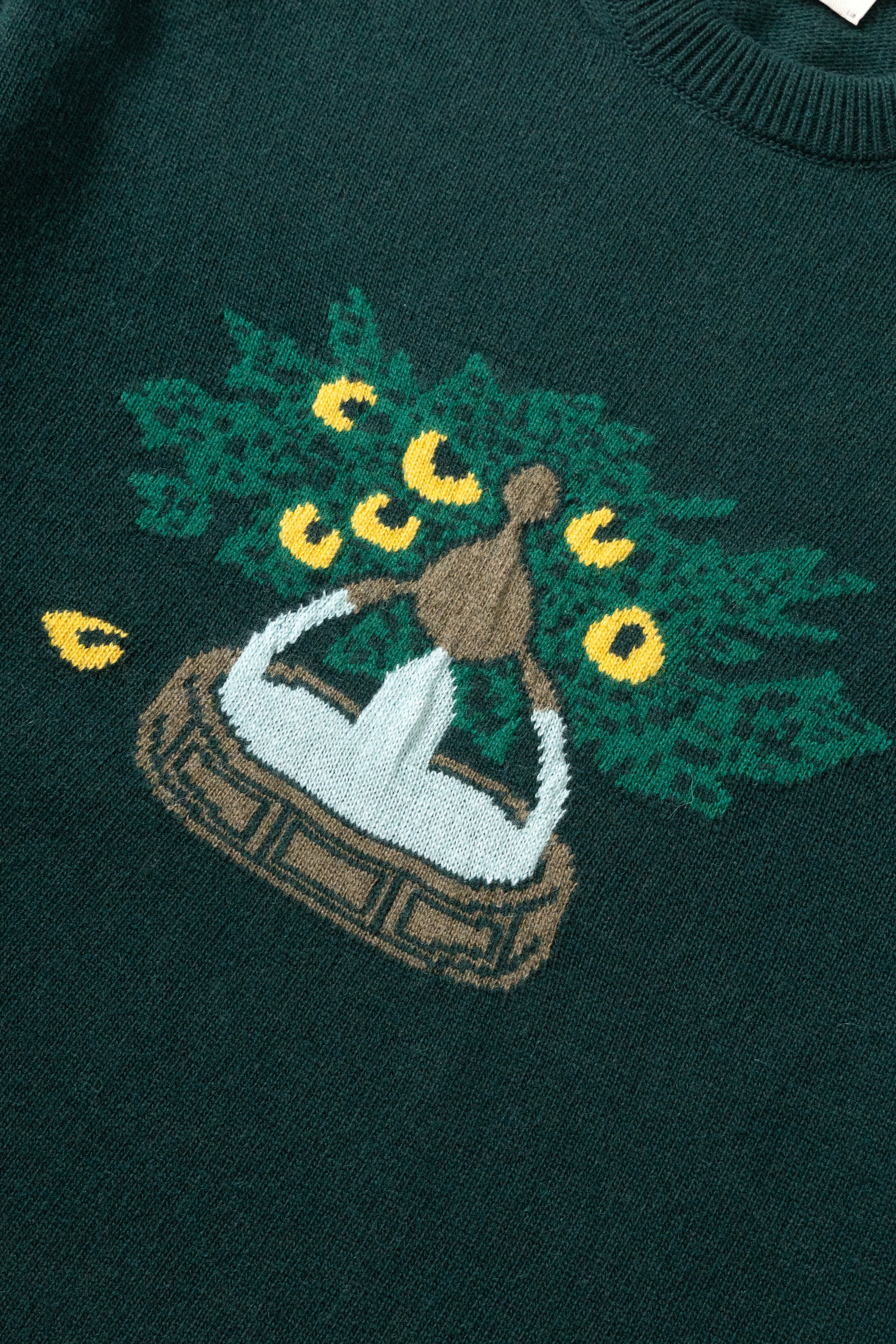 Pompeii - Fountain Knit Sweater - Pine - Image 3