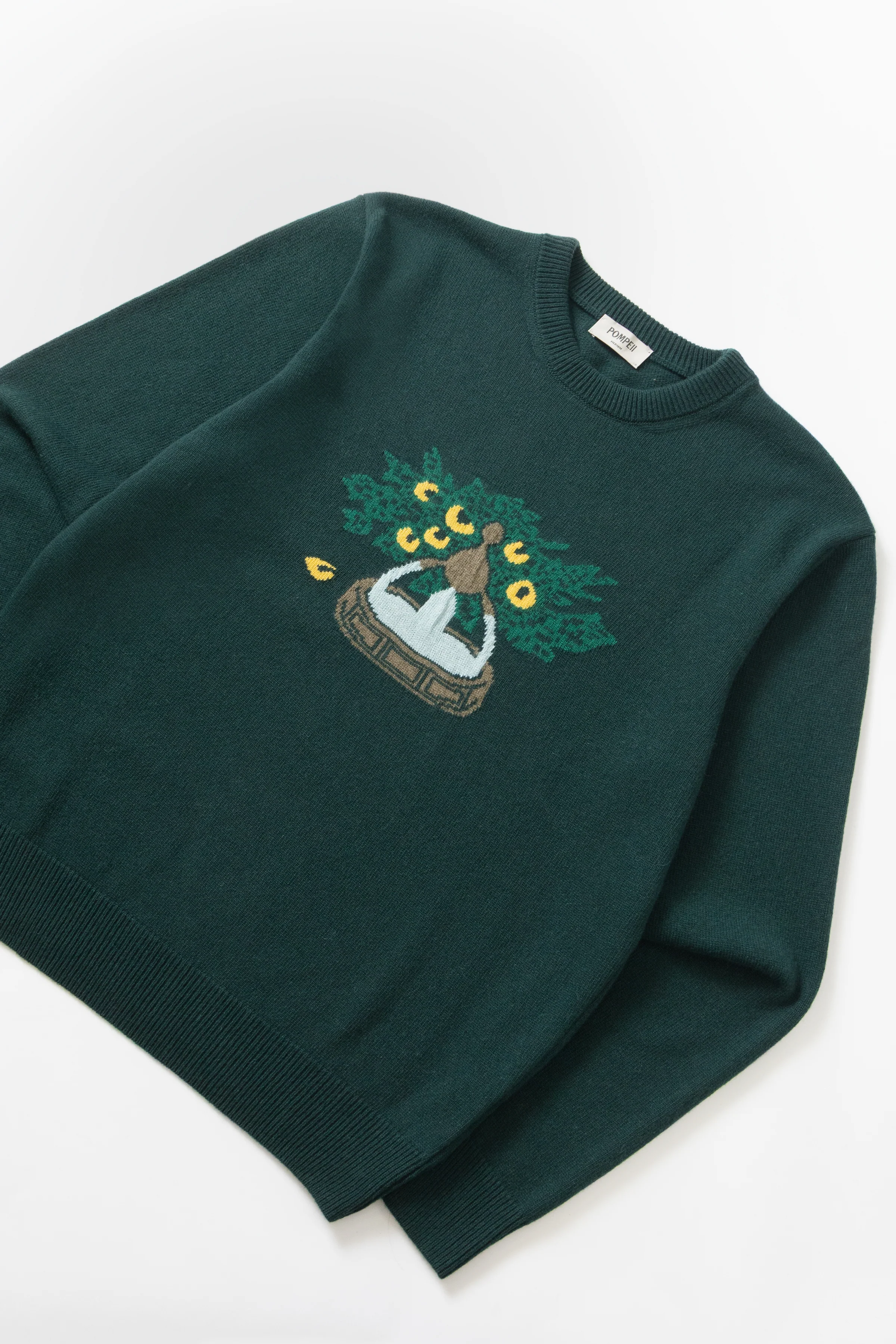 Pompeii - Fountain Knit Sweater - Pine - Image 6