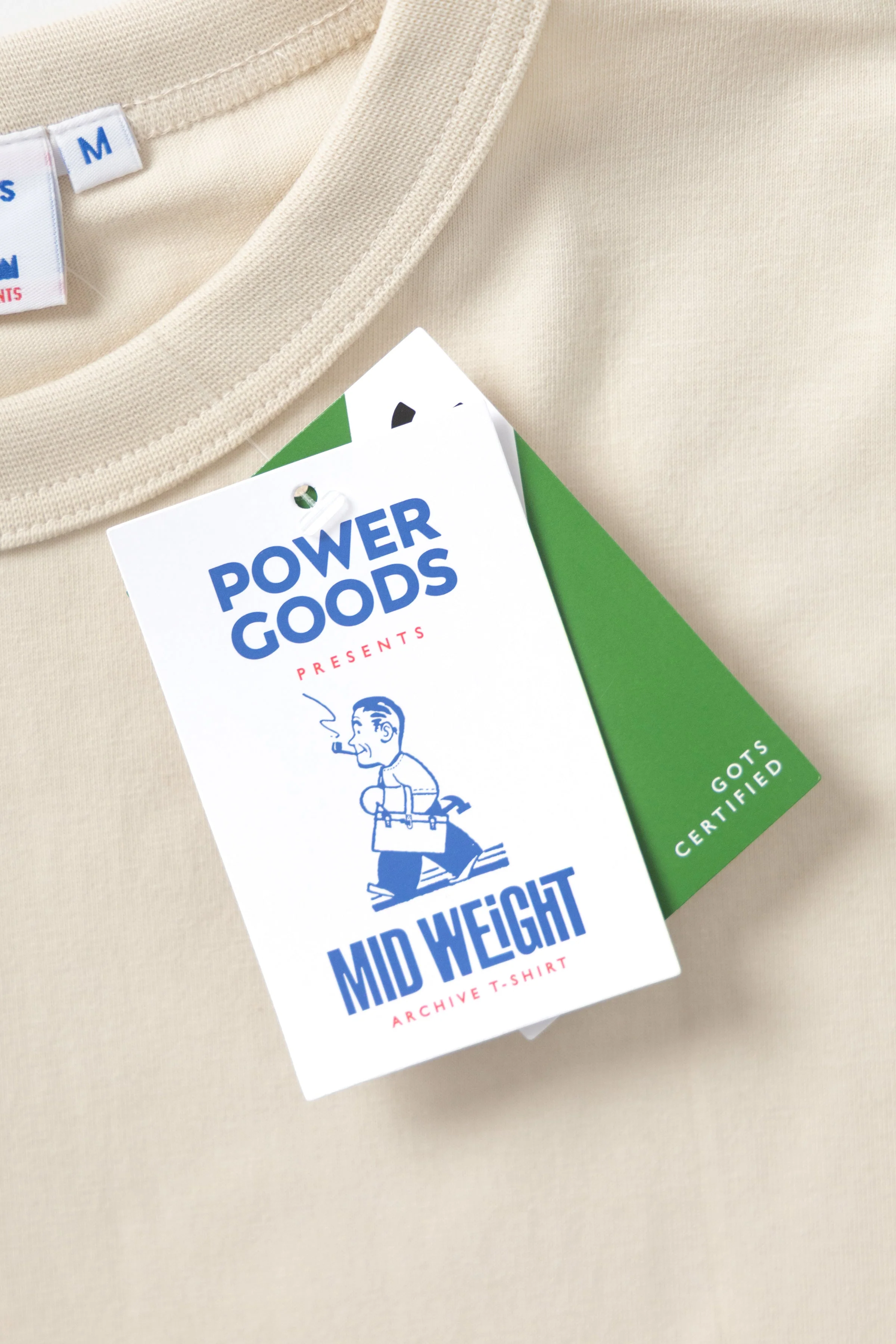 Power Goods - Archive T-Shirt - Putty - Image 2