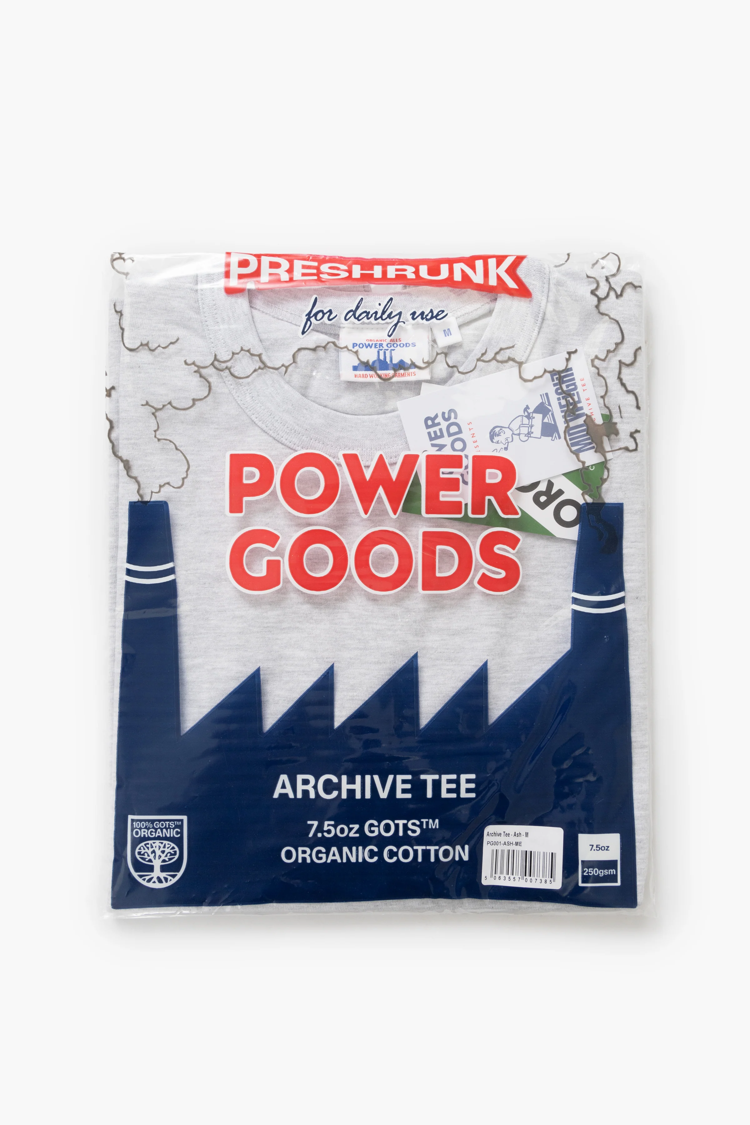 Power Goods - Archive T-Shirt Two Pack - Ash - Image 2