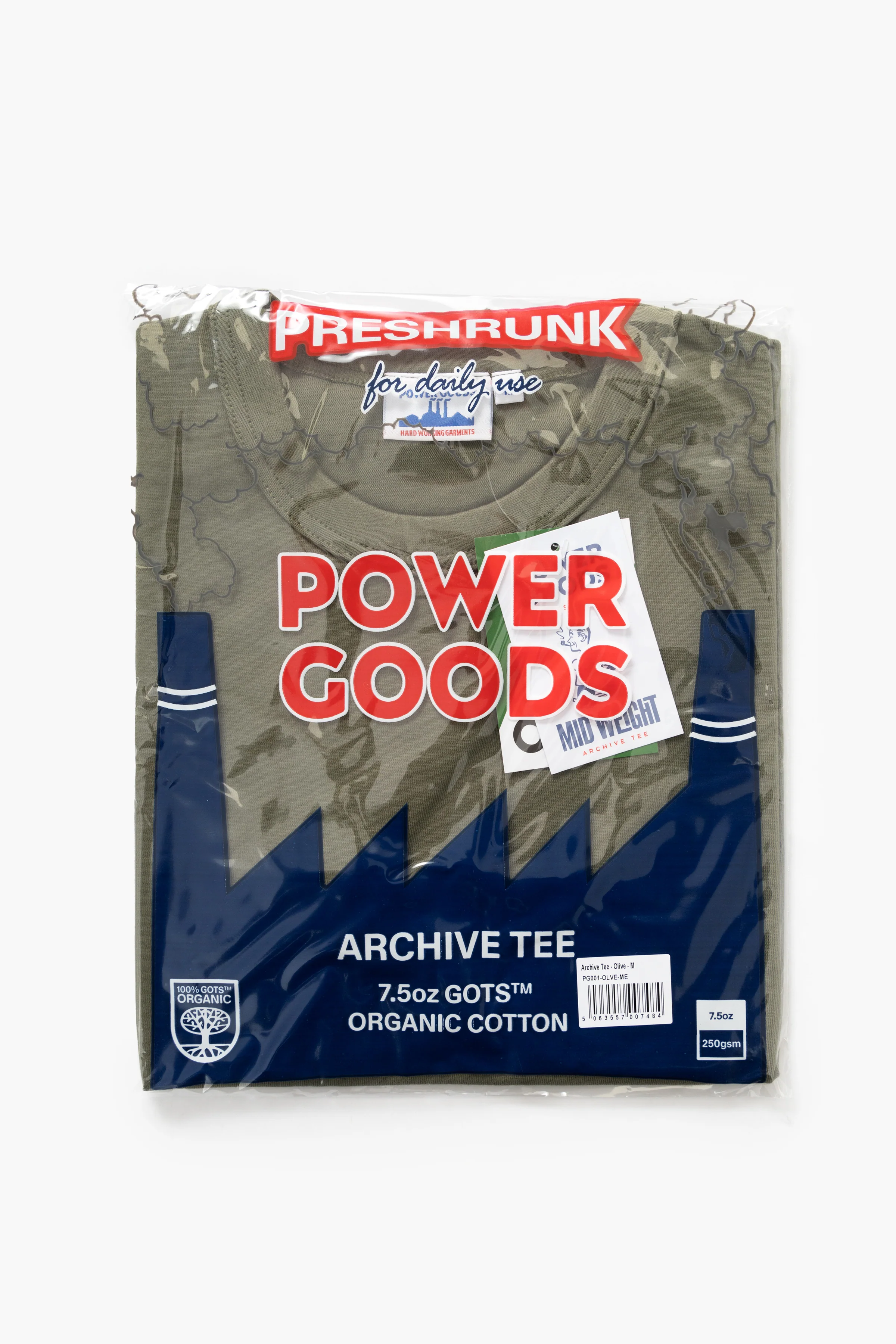Power Goods - Archive T-Shirt Two Pack - Olive - Image 2