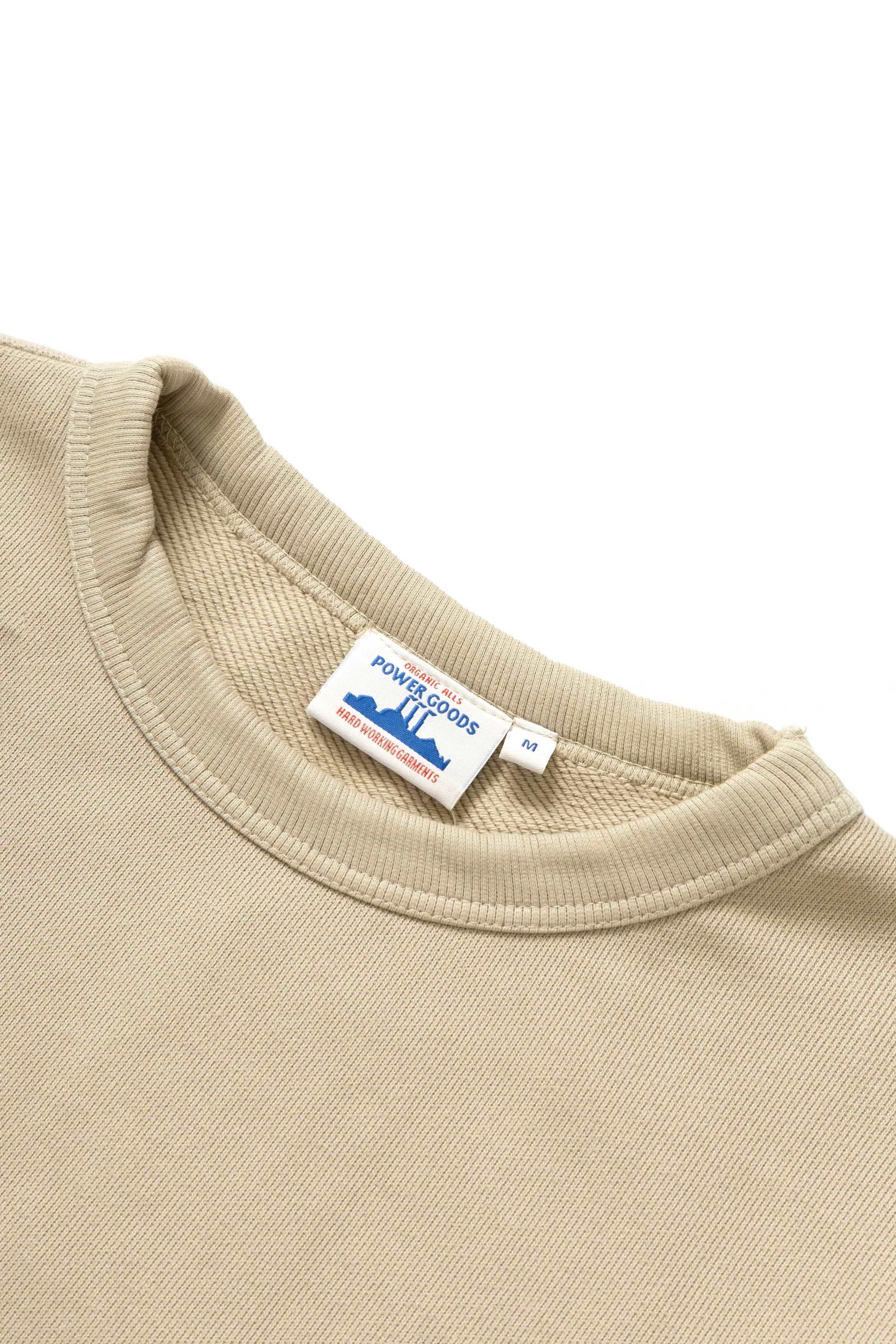Power Goods - Loopback Crewneck - Bone - Image 3
