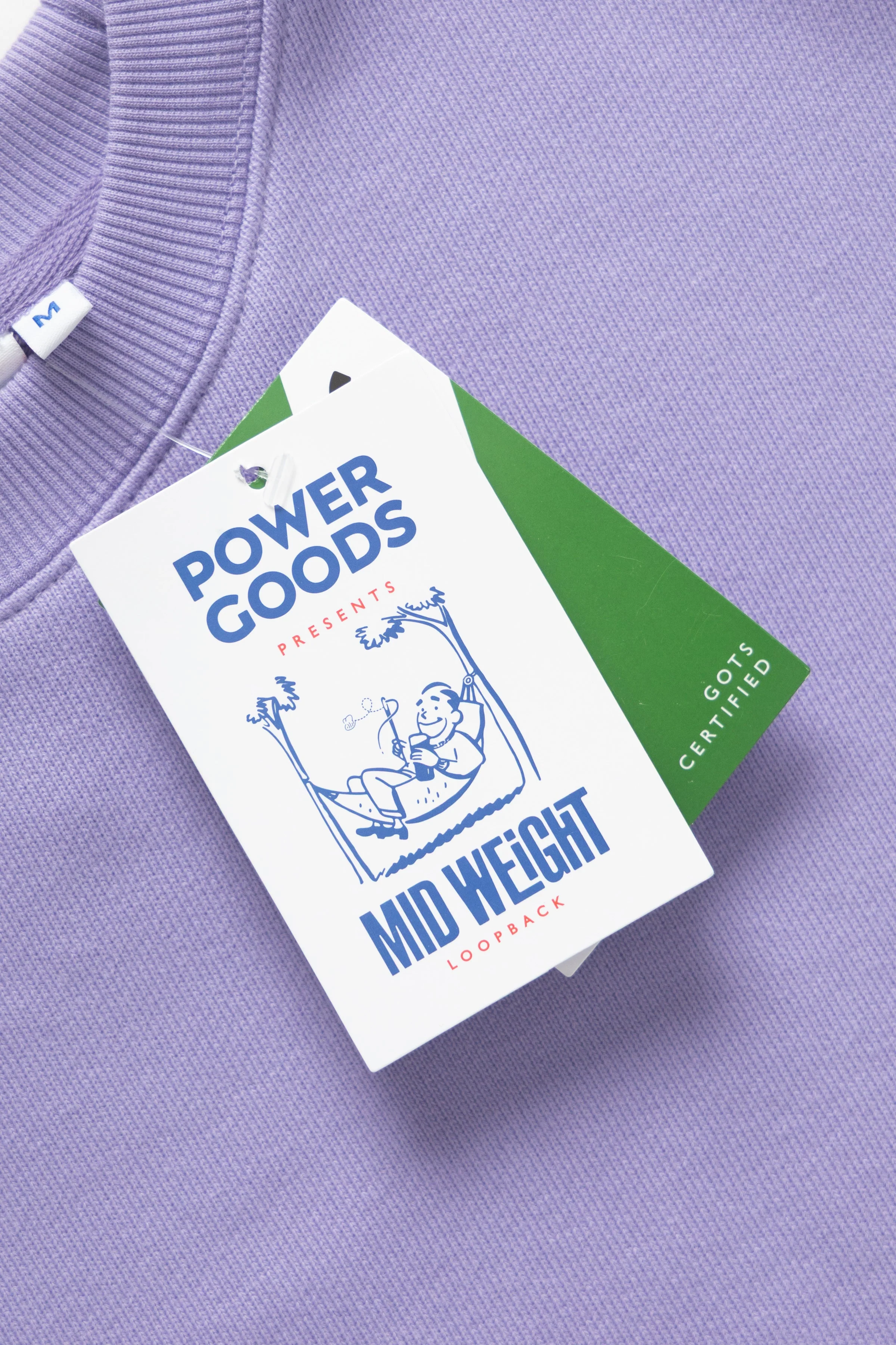 Power Goods - Loopback Crewneck - Dusty Violet - Image 6