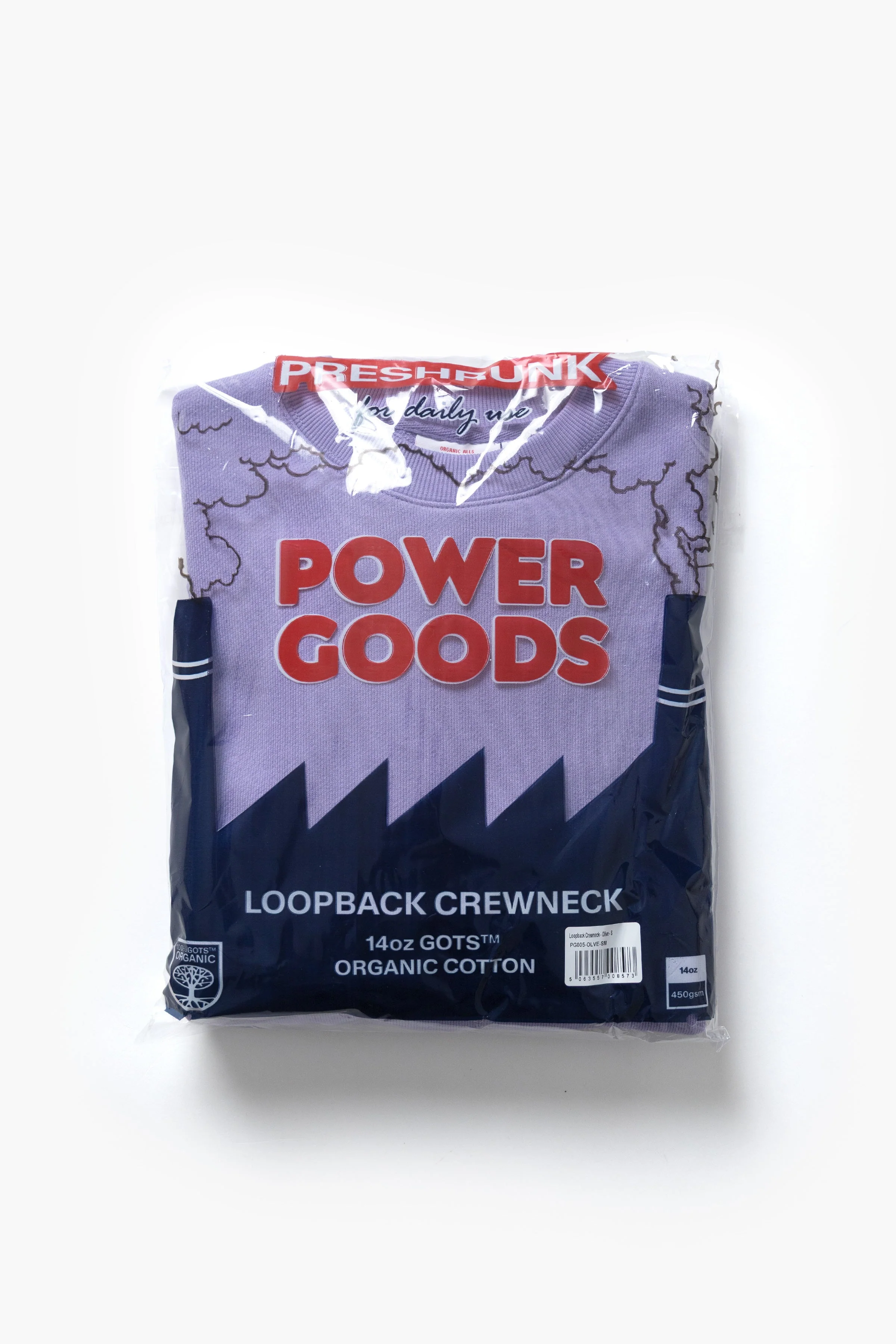 Power Goods - Loopback Crewneck - Dusty Violet - Image 7