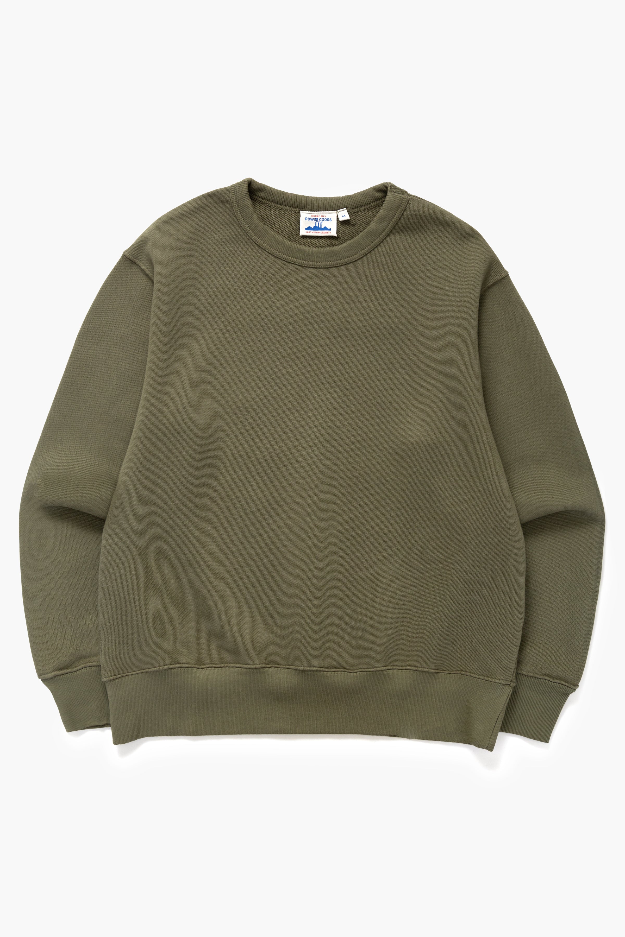 Power Goods - Loopback Crewneck - Olive
