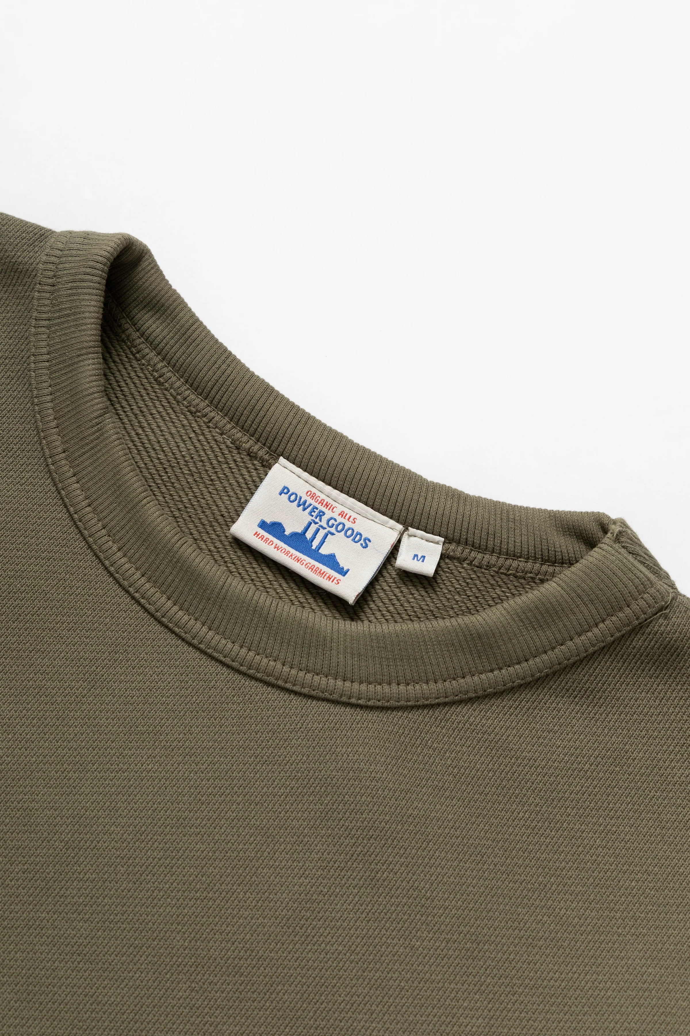 Power Goods - Loopback Crewneck - Olive - Image 3
