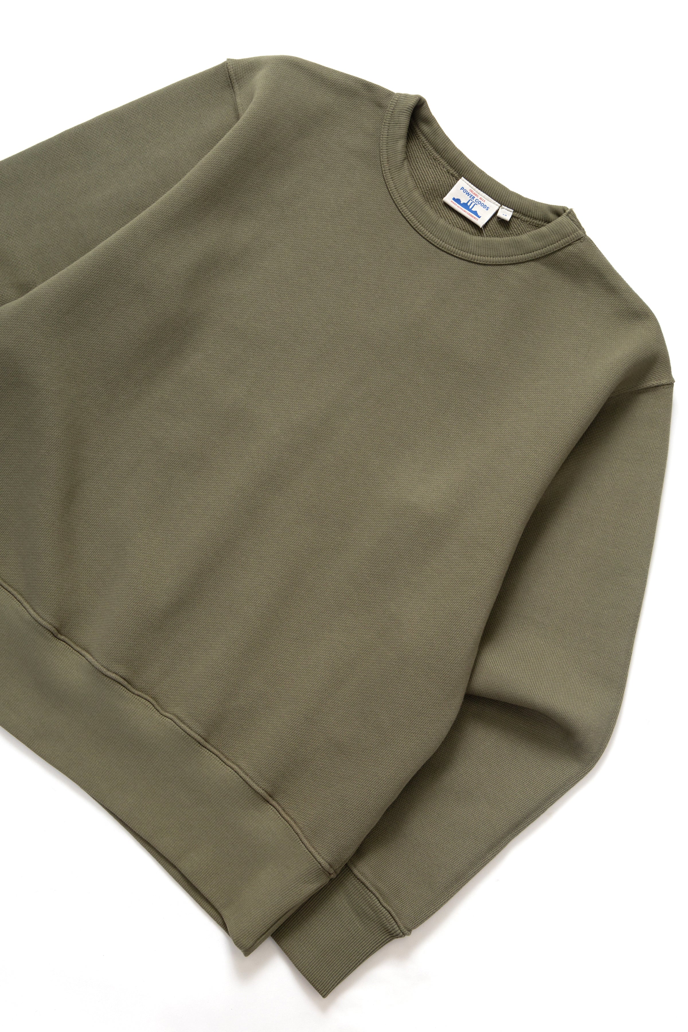 Power Goods - Loopback Crewneck - Olive - Image 5