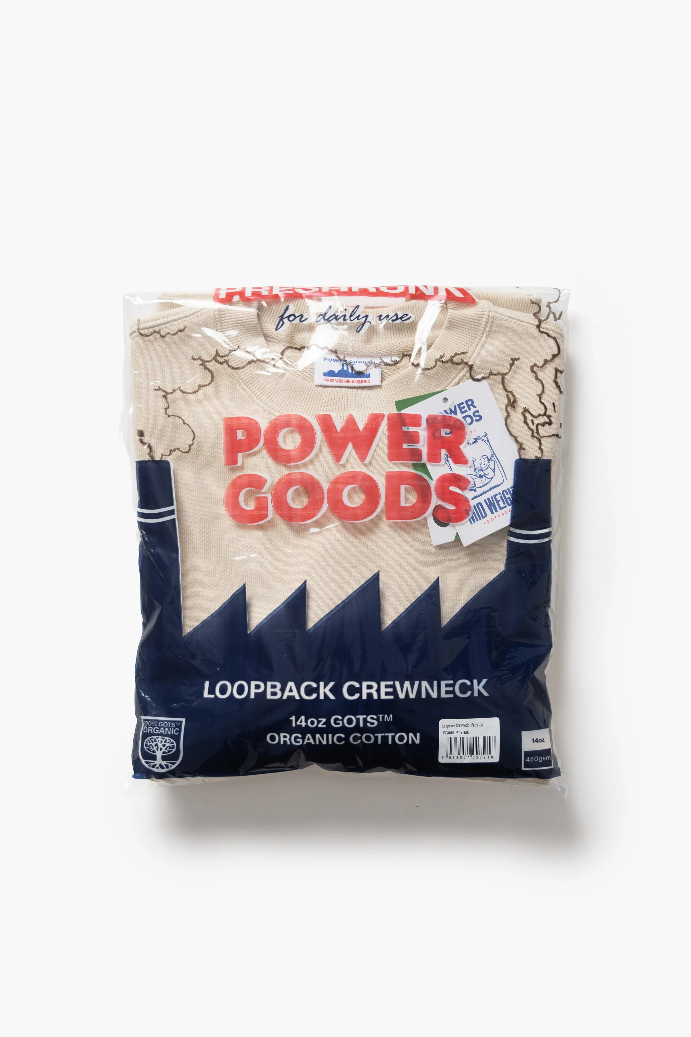 Power Goods - Loopback Crewneck - Putty - Image 7