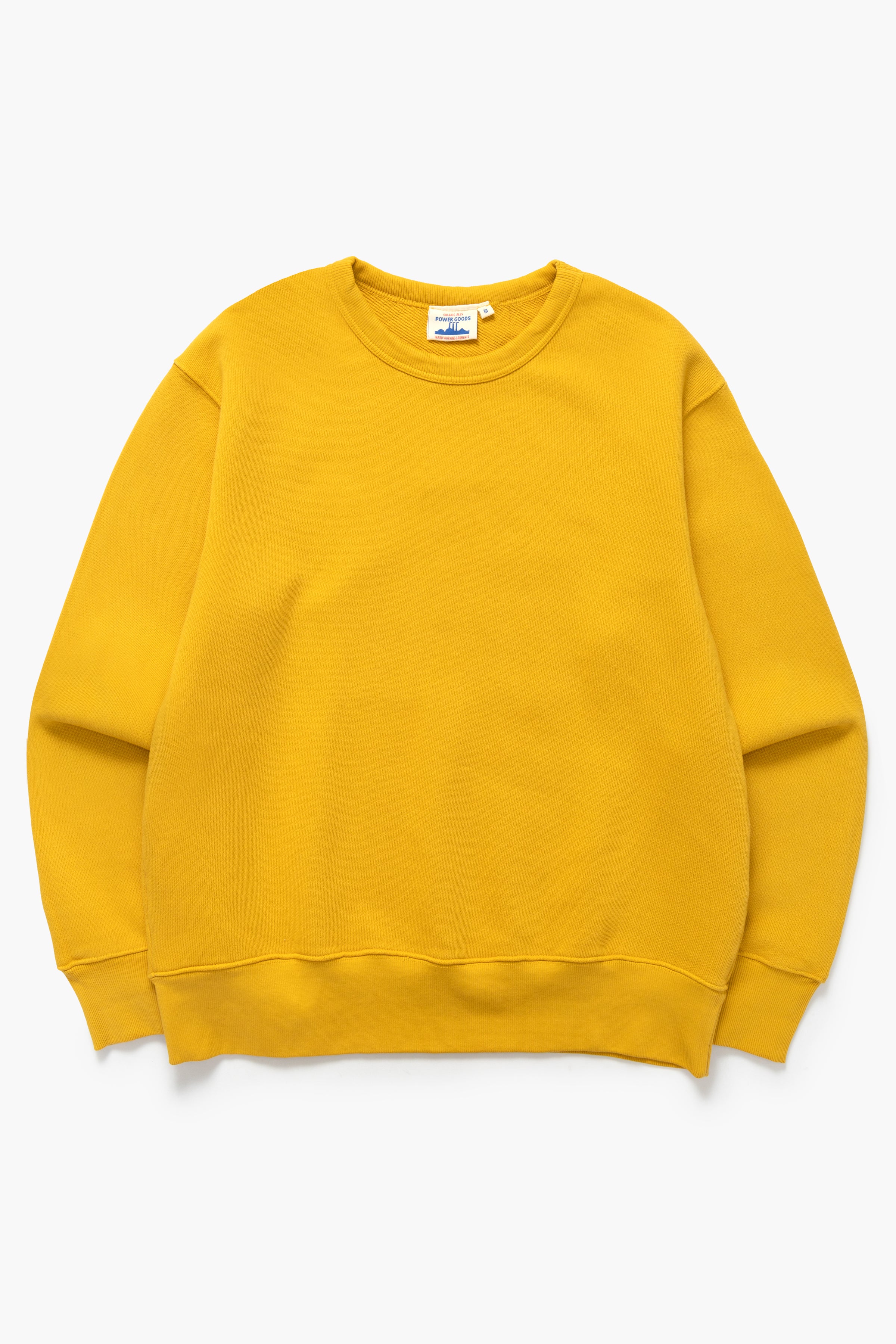 Power Goods - Loopback Crewneck - Sunflower