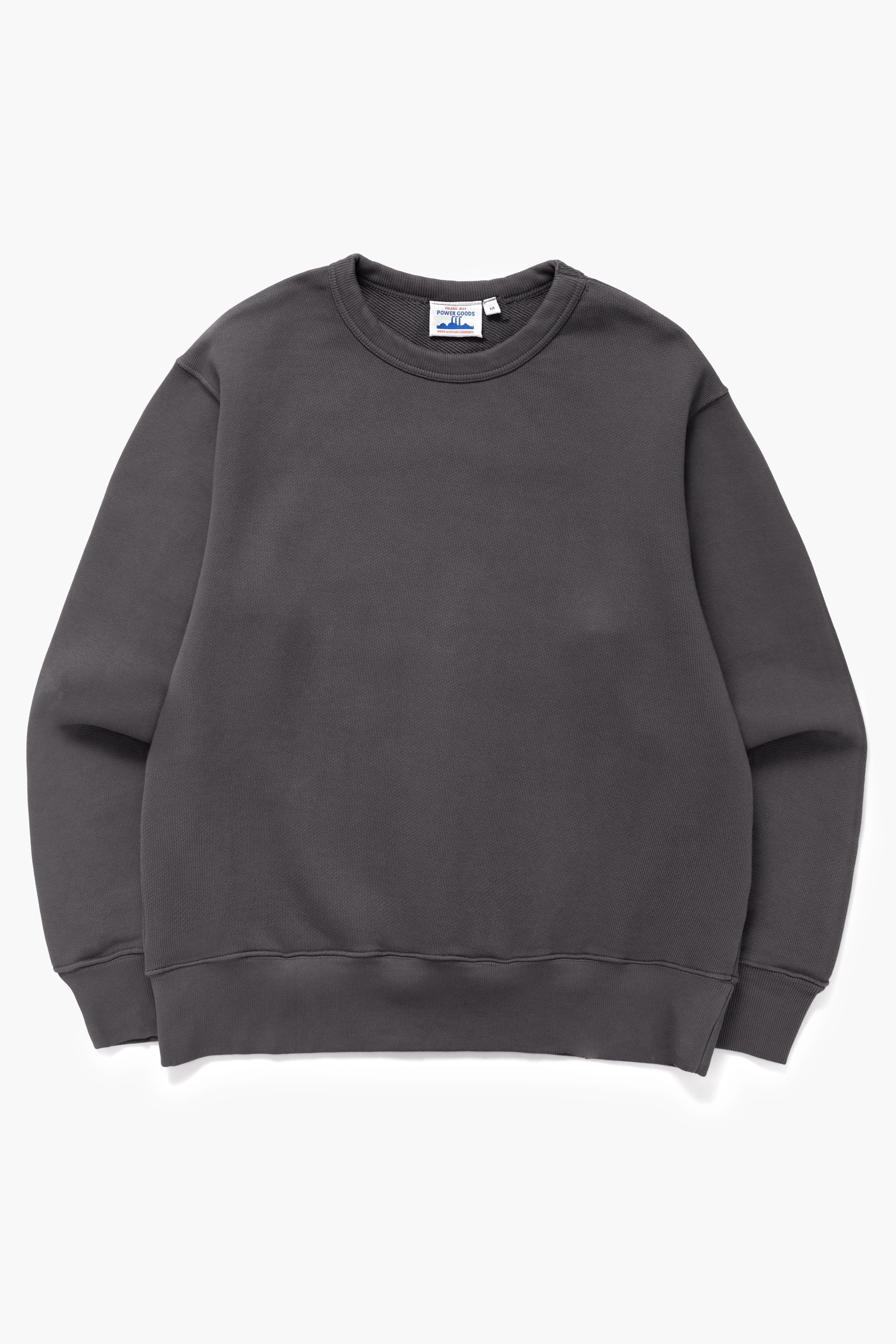Power Goods - Loopback Crewneck - Washed Black