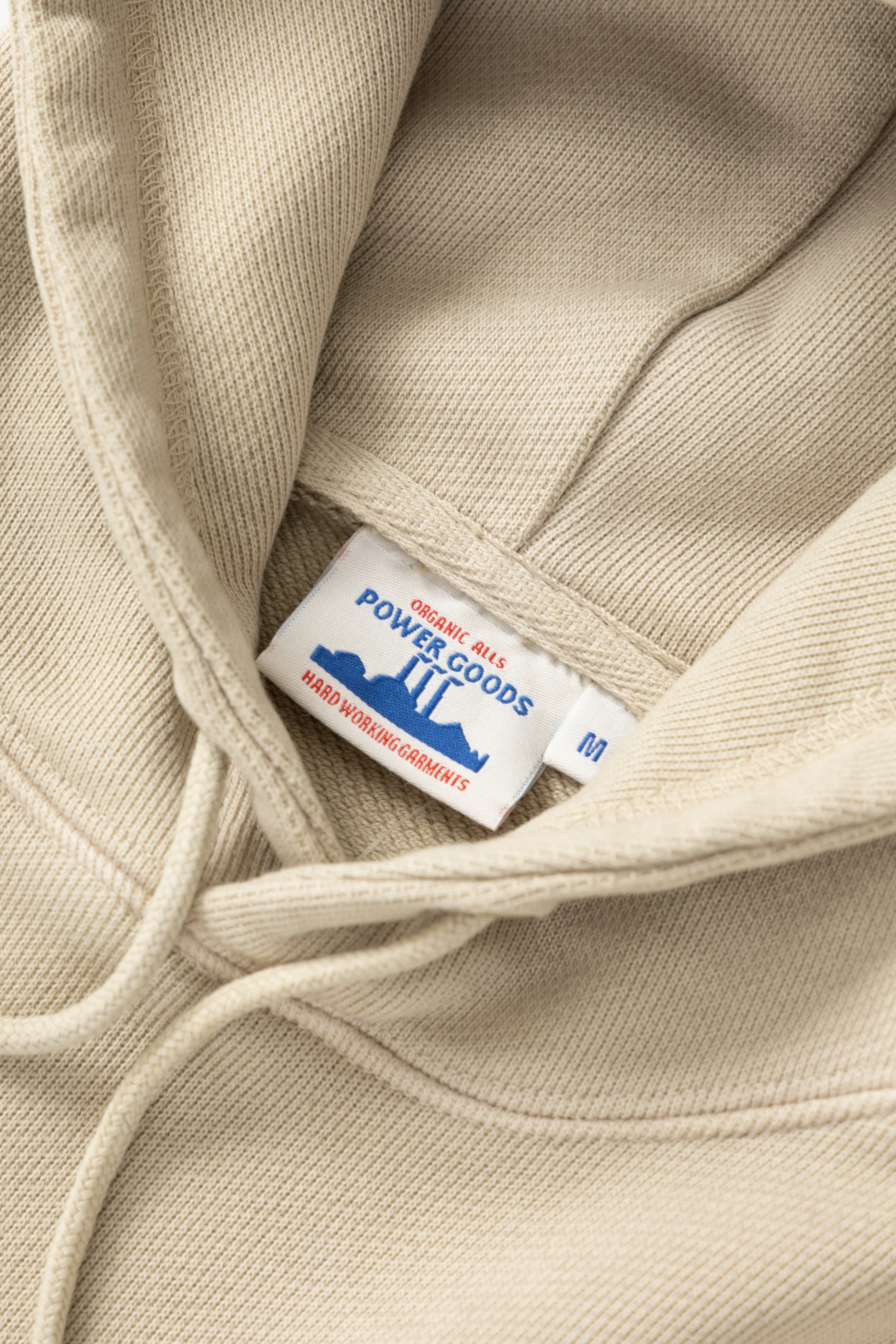 Power Goods - Loopback Hoodie - Bone - Image 7