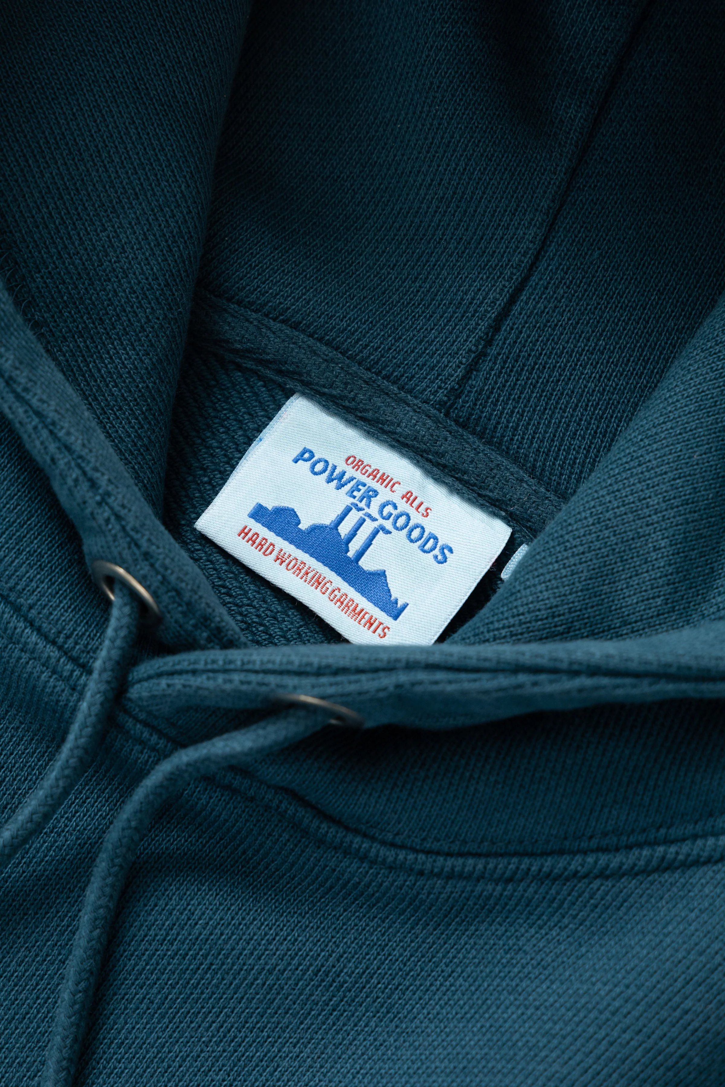 Power Goods - Loopback Hoodie - Harbour - Image 7