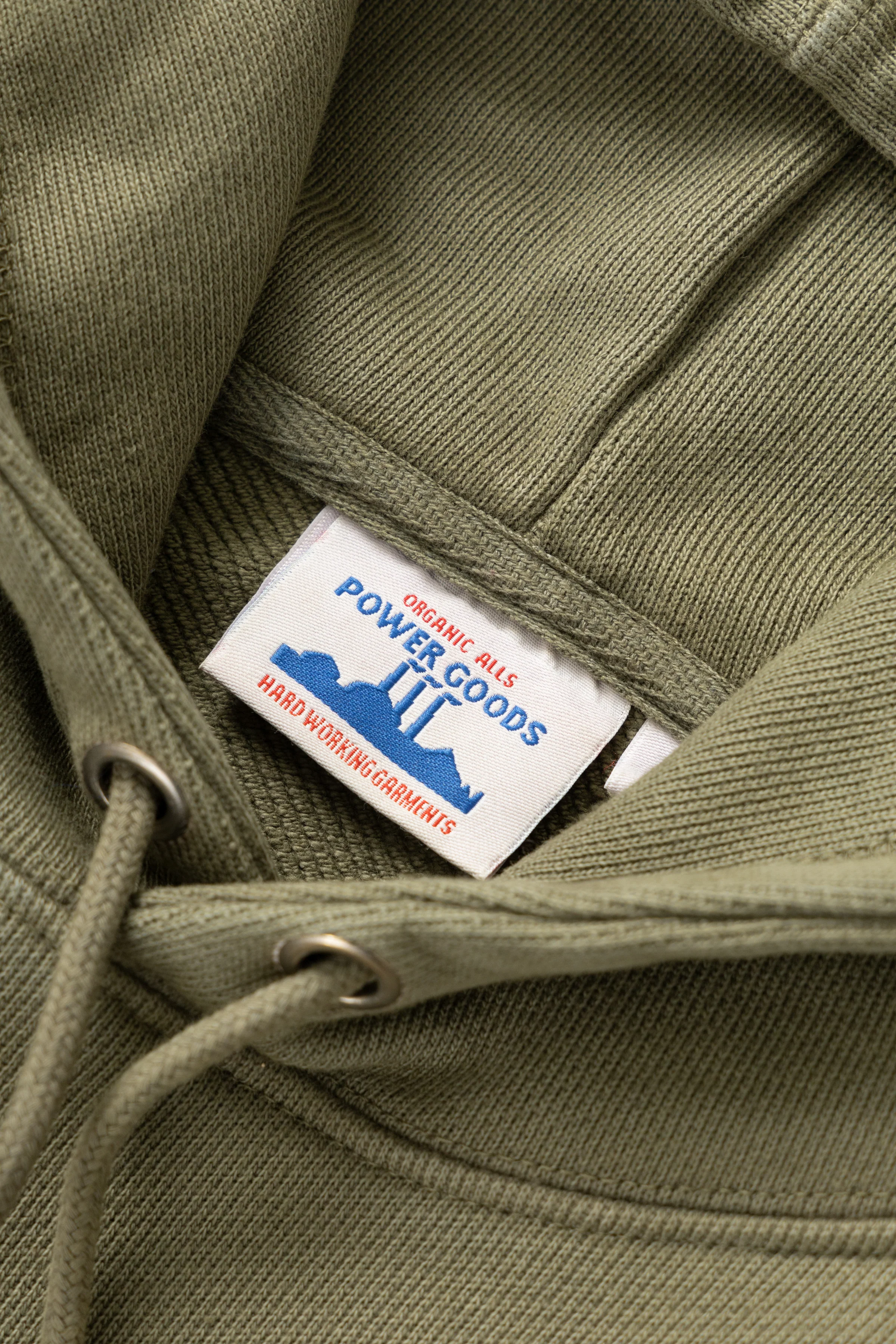 Power Goods - Loopback Hoodie - Olive - Image 7