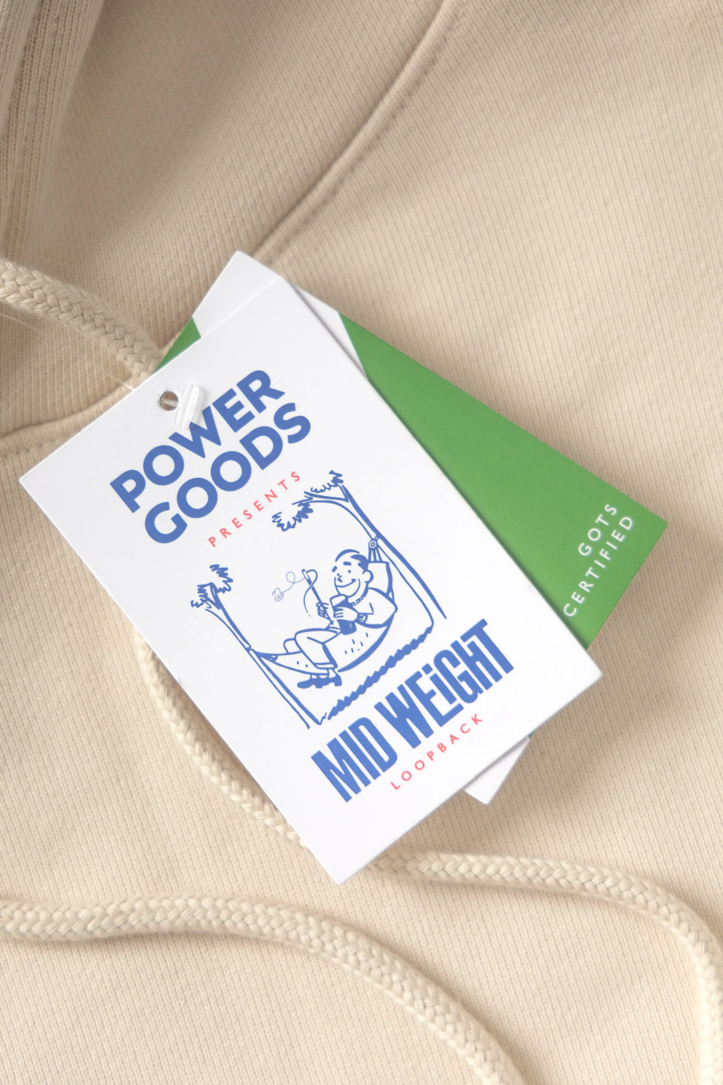 Power Goods - Loopback Hoodie - Putty - Image 7