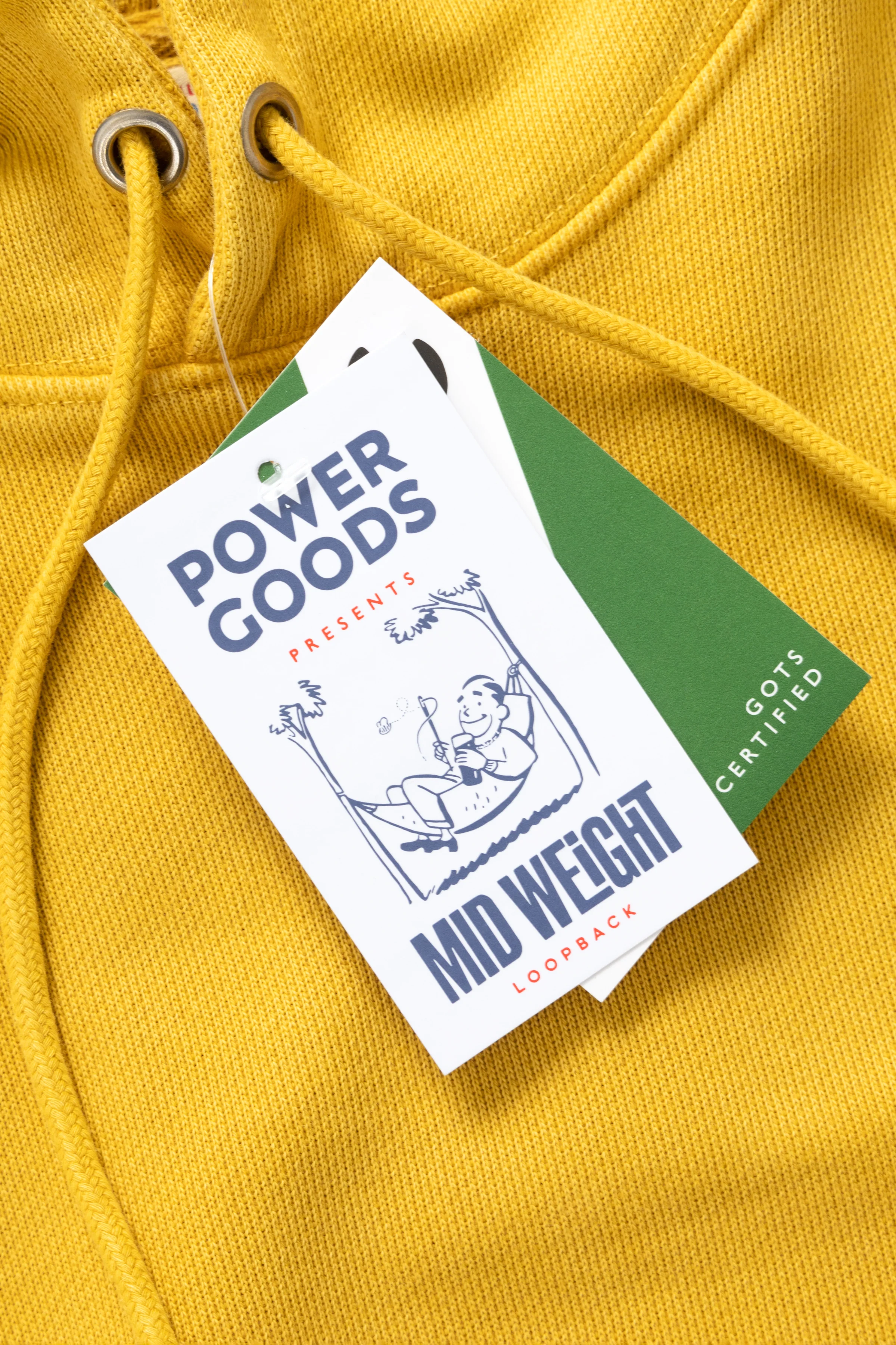 Power Goods - Loopback Hoodie - Sunflower - Image 2