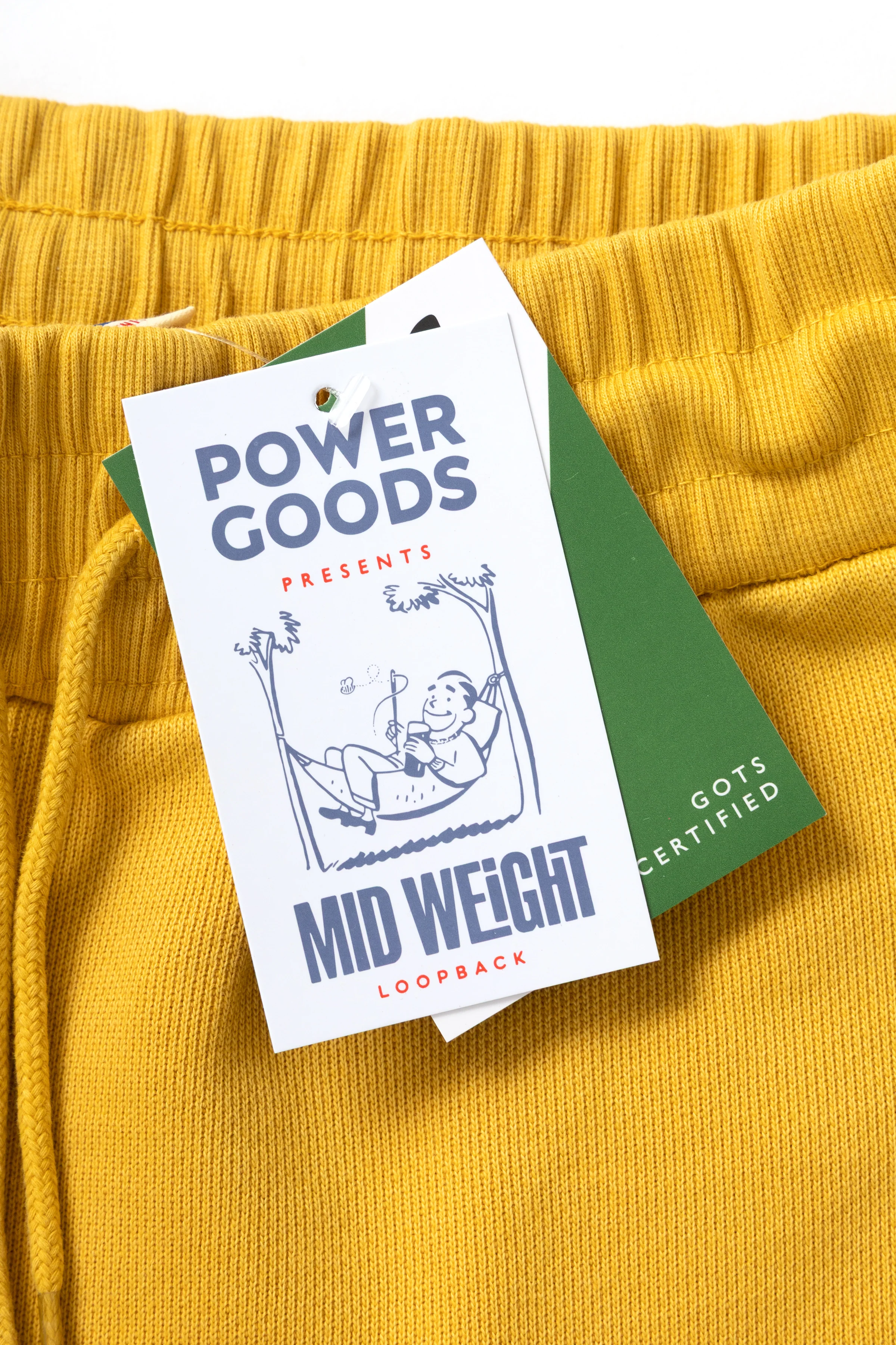Power Goods - Loopback Sweat Shorts - Sunflower - Image 2