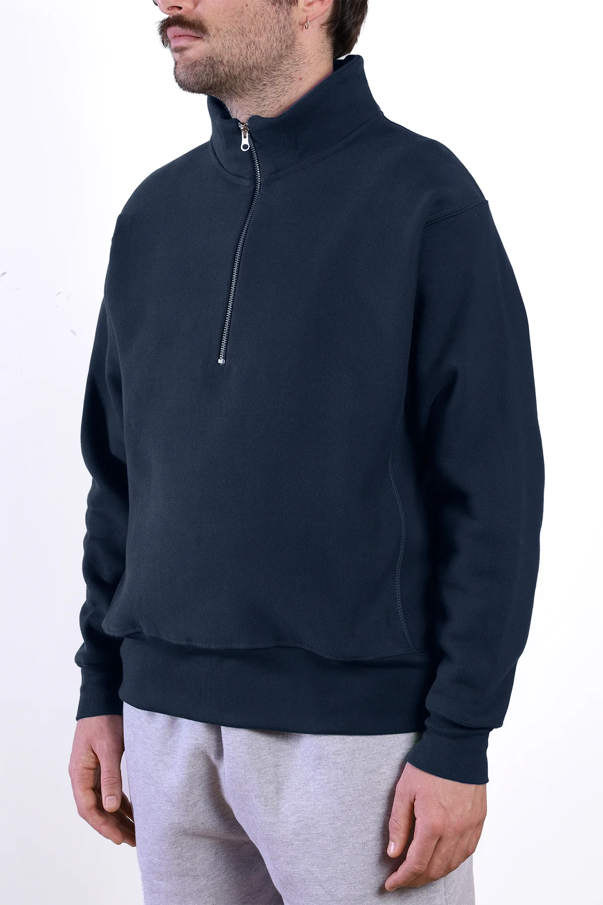 Power Goods - Super Weight Quarter Zip - Dark Navy - Image 3