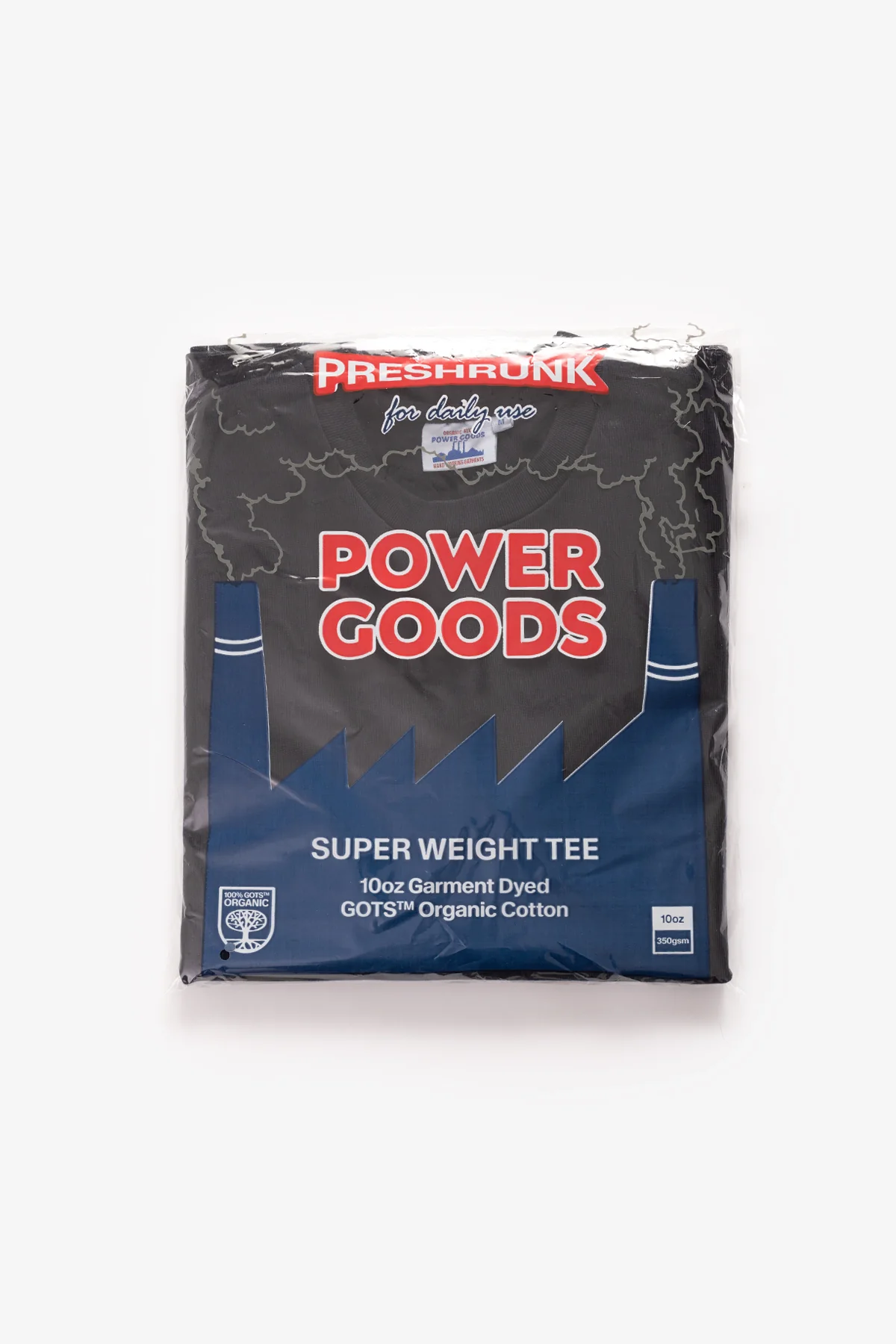 Power Goods - Super Weight T-Shirt - Dark Navy - Image 5