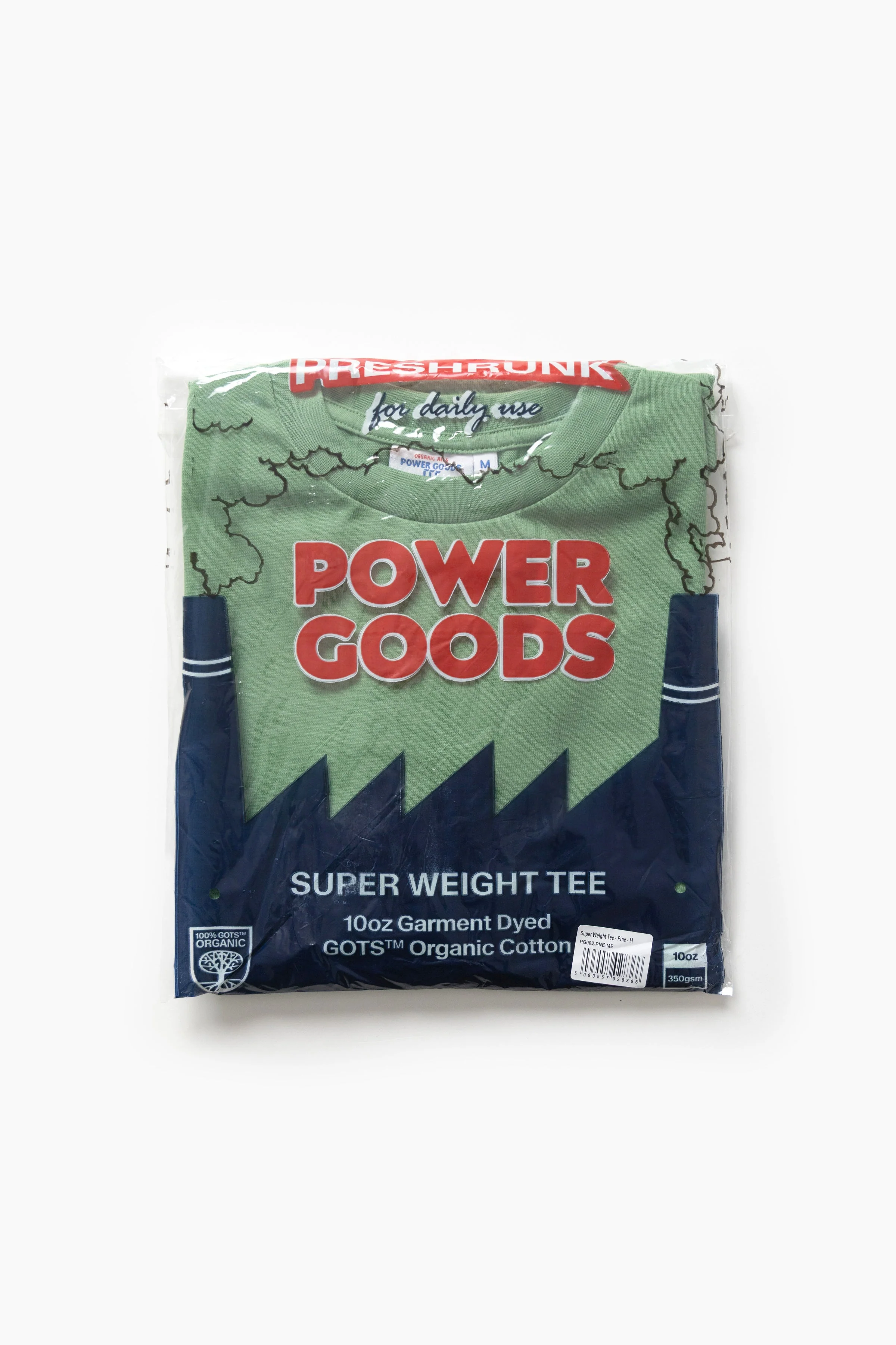 Power Goods - Super Weight T-Shirt - Pine - Image 5
