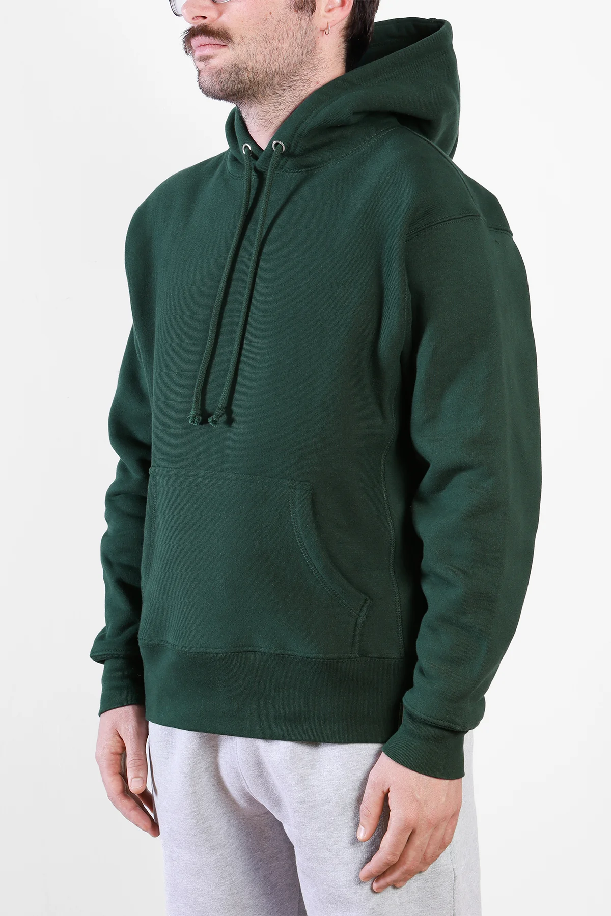 Power Goods - Super Weight Hoodie - Forest Green - Image 3