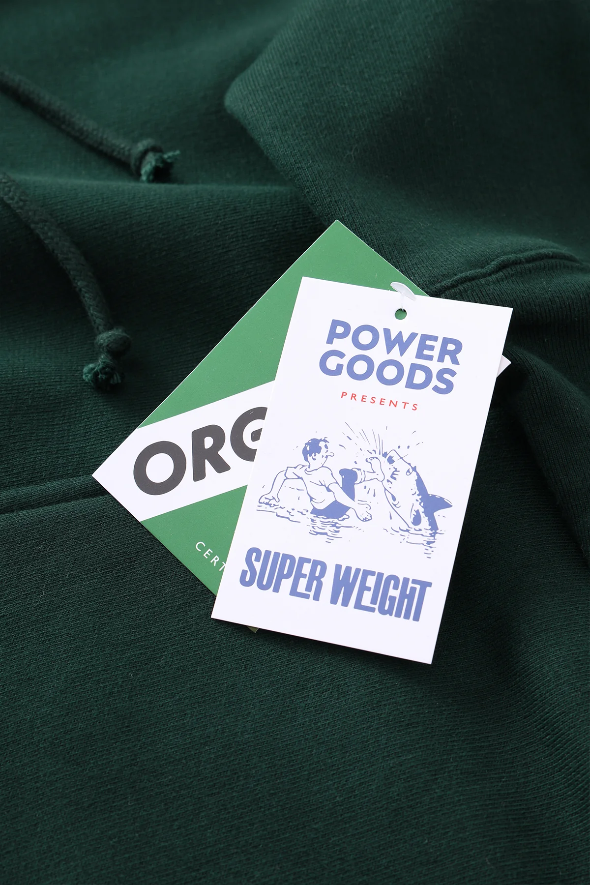 Power Goods - Super Weight Hoodie - Forest Green - Image 8