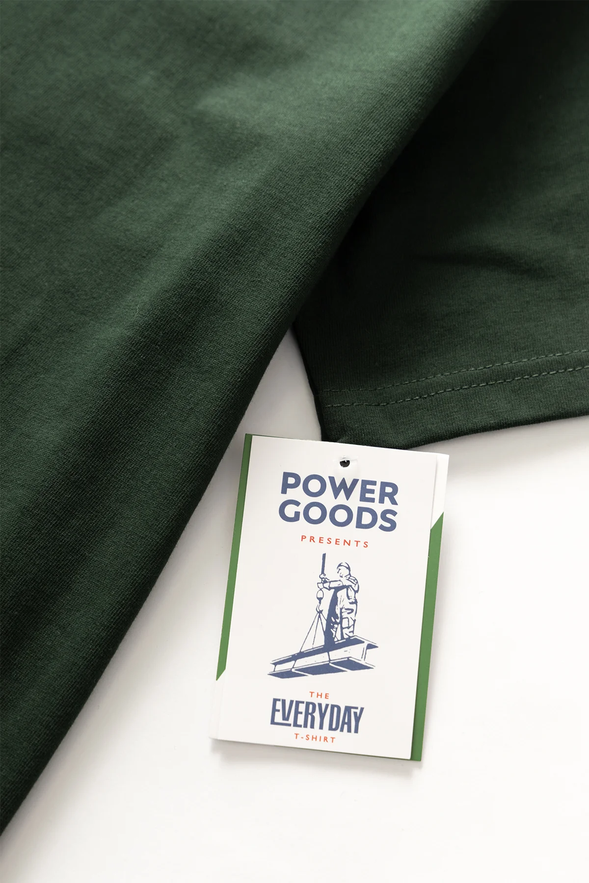 Power Goods - Everyday Tee - Forest Green - Image 3