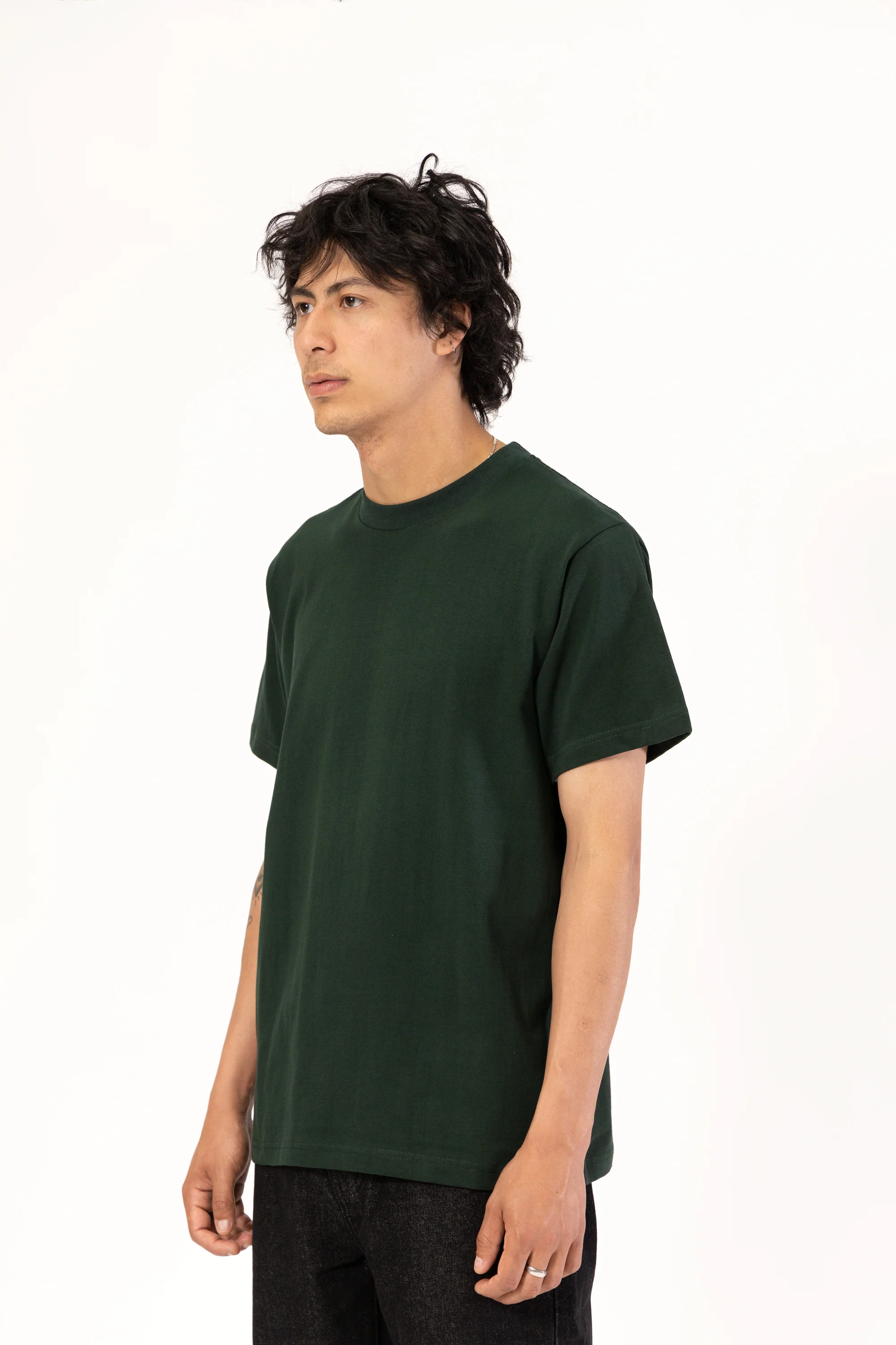 Power Goods - Everyday Tee - Forest Green - Image 7
