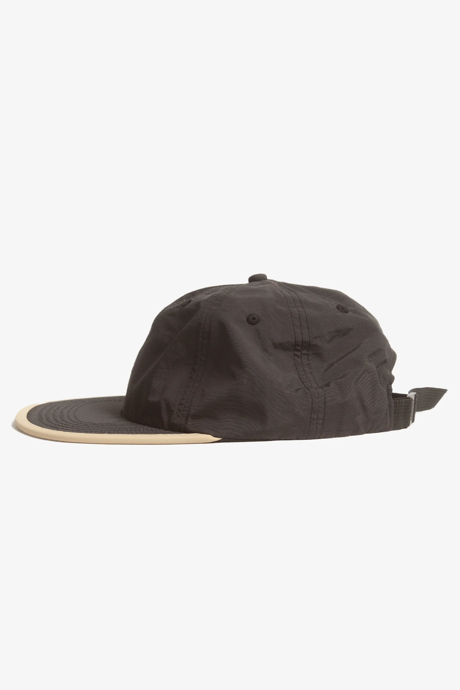 Power Goods - Perfect Nylon 6 Panel Cap - Black/Beige - Image 5