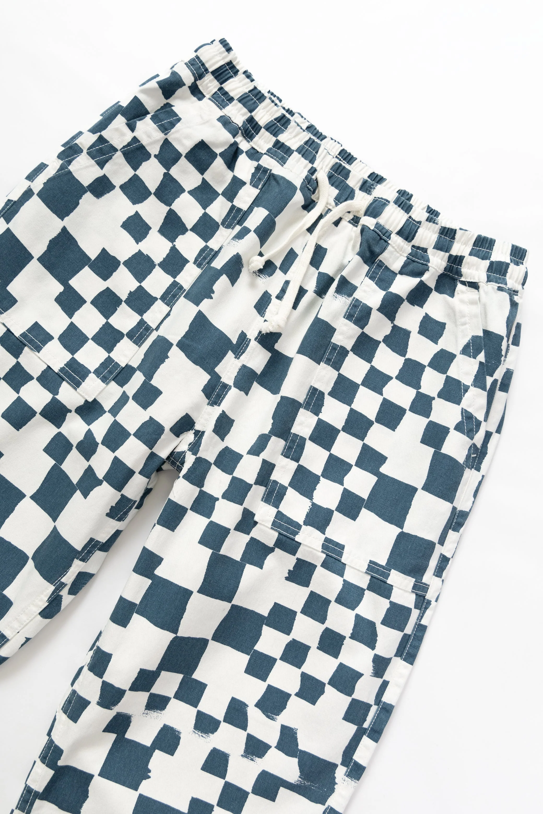 Service Works - Printed Chef Pants - Teal Checker - Image 2