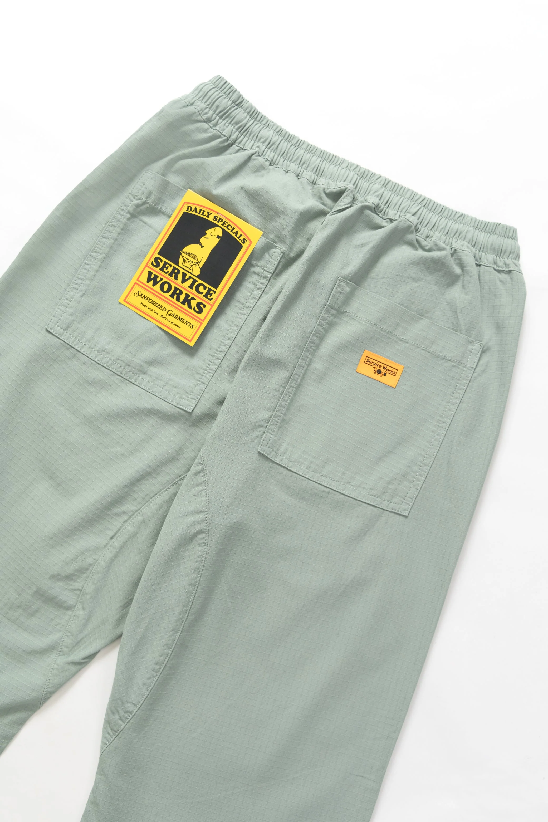 Service Works - Ripstop Chef Pants - Sage - Image 4